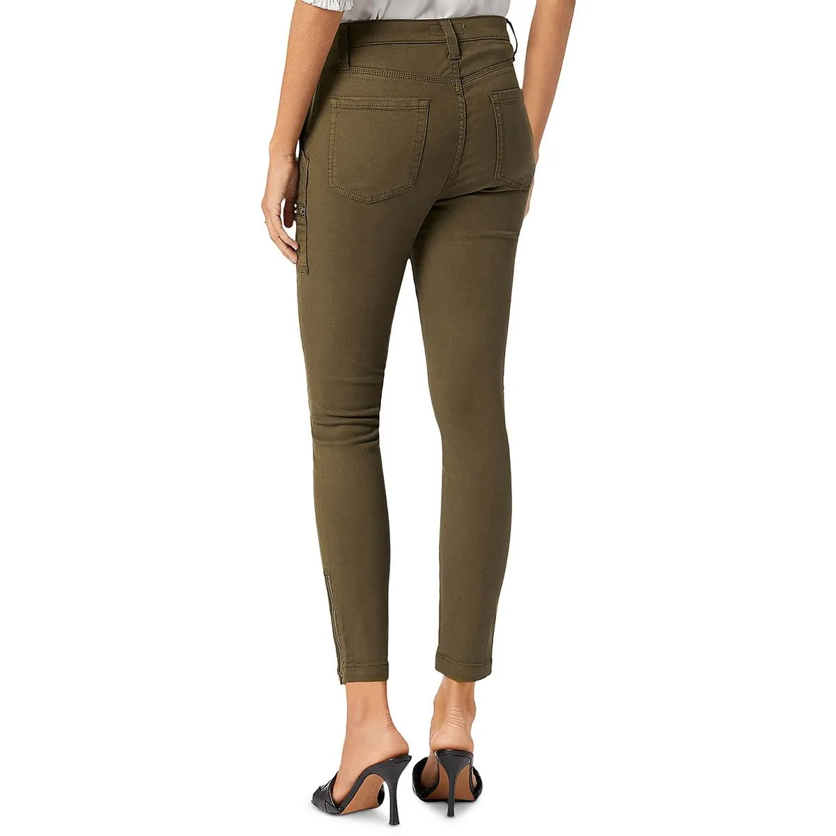 Joie Womens High Rise Zipper Skinny Jeans