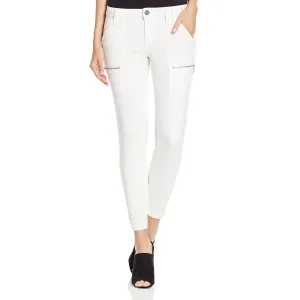 Joie Womens Park Twill Mid-Rise Skinny Jeans