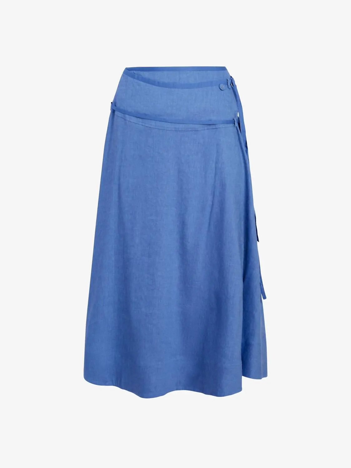 Jovie Wrap Skirt In Denim