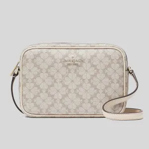 Kate Spade Bags Kate Spade Spade Flower PVC Mini Camera Bag Dark Beige Multi KG489