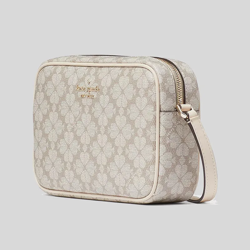 Kate Spade Bags Kate Spade Spade Flower PVC Mini Camera Bag Dark Beige Multi KG489