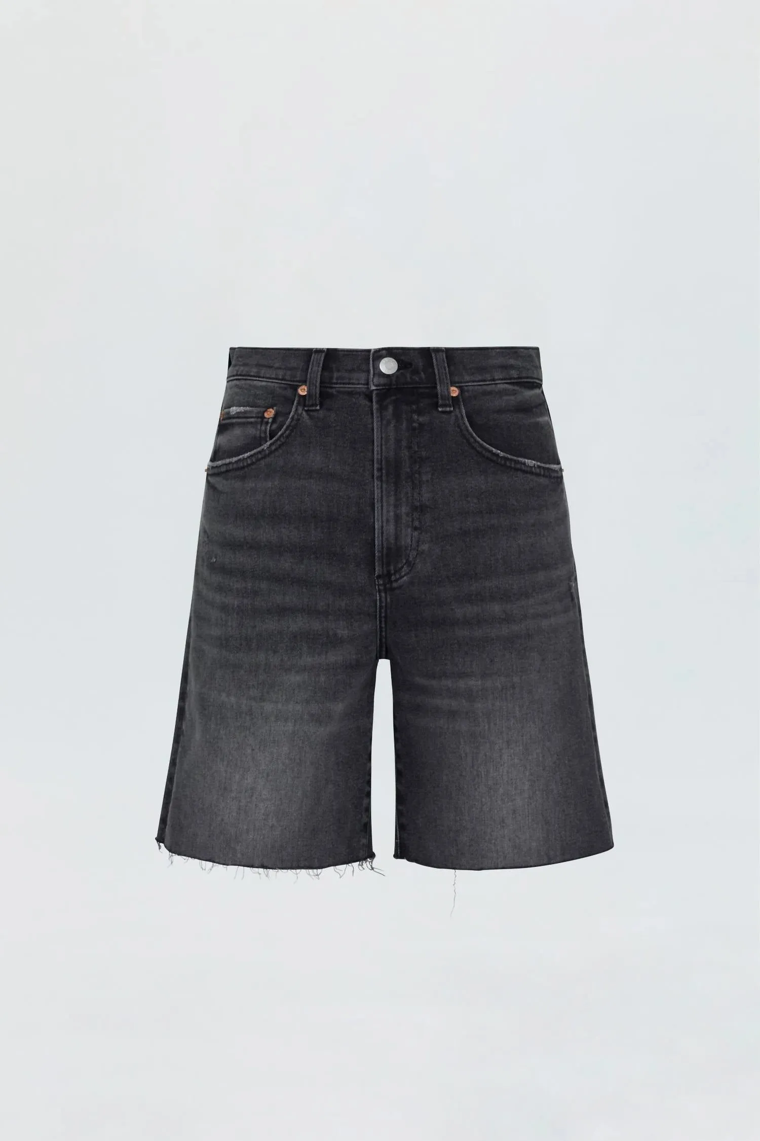 Kaylee High Rise Pinched Short In Citadel Vintage