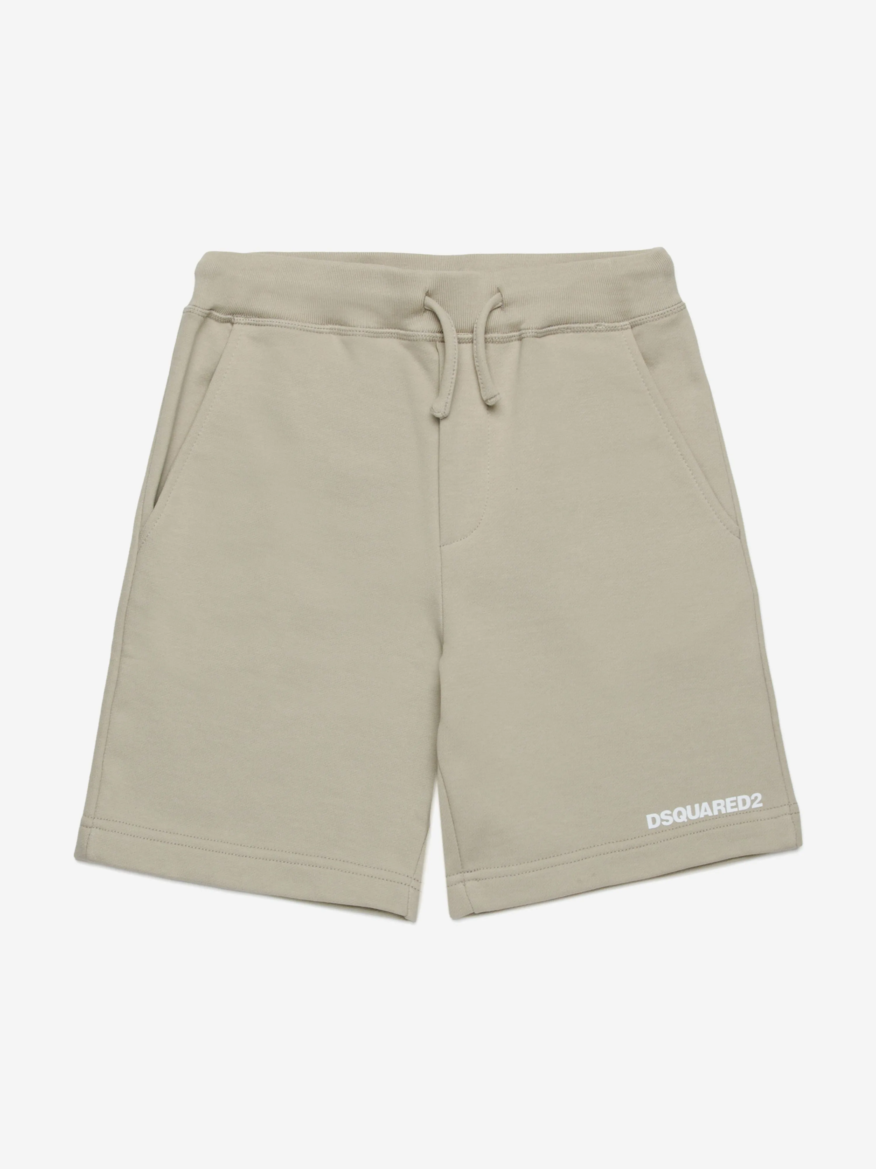 Kids Logo Shorts in Beige