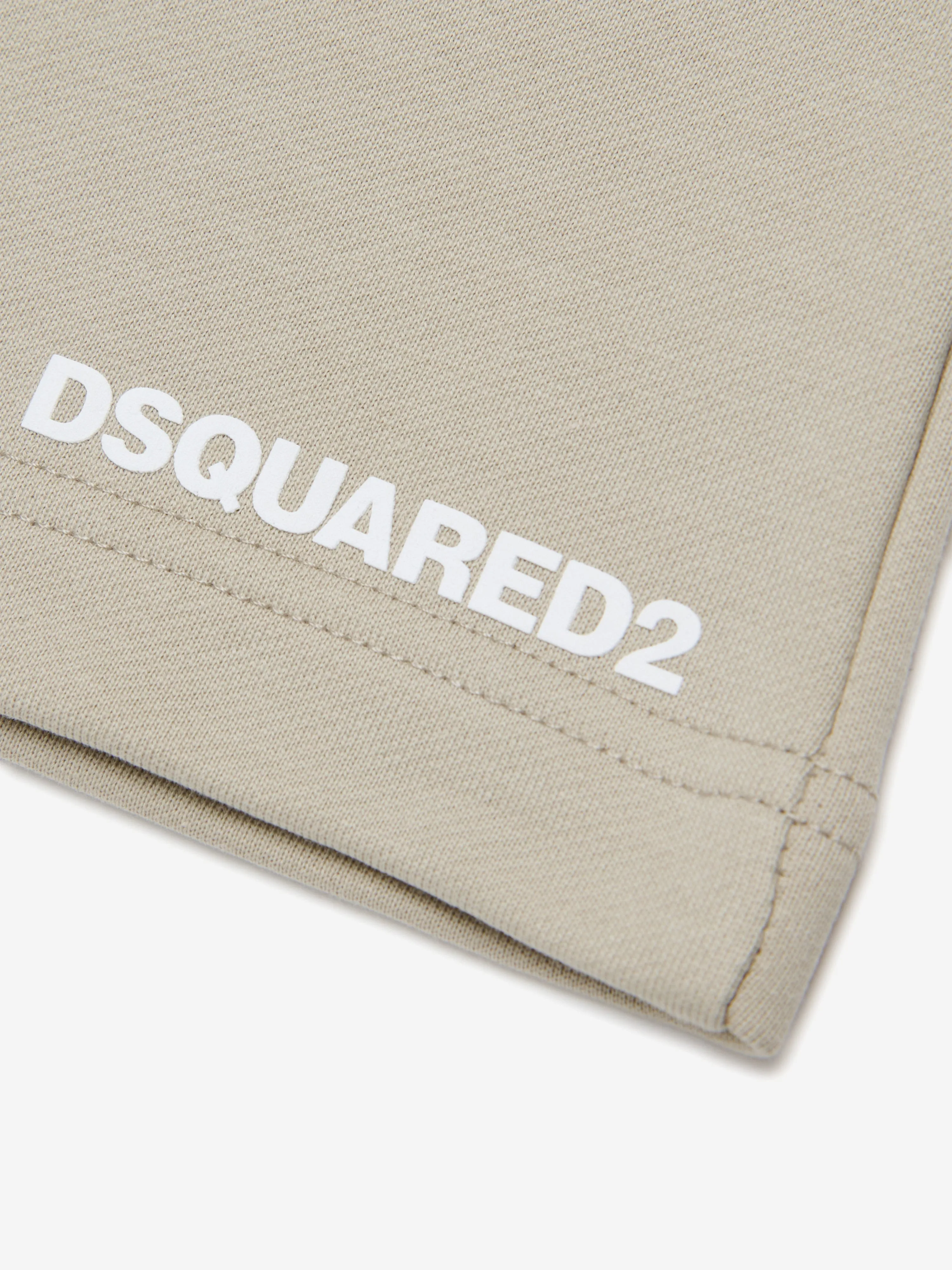 Kids Logo Shorts in Beige
