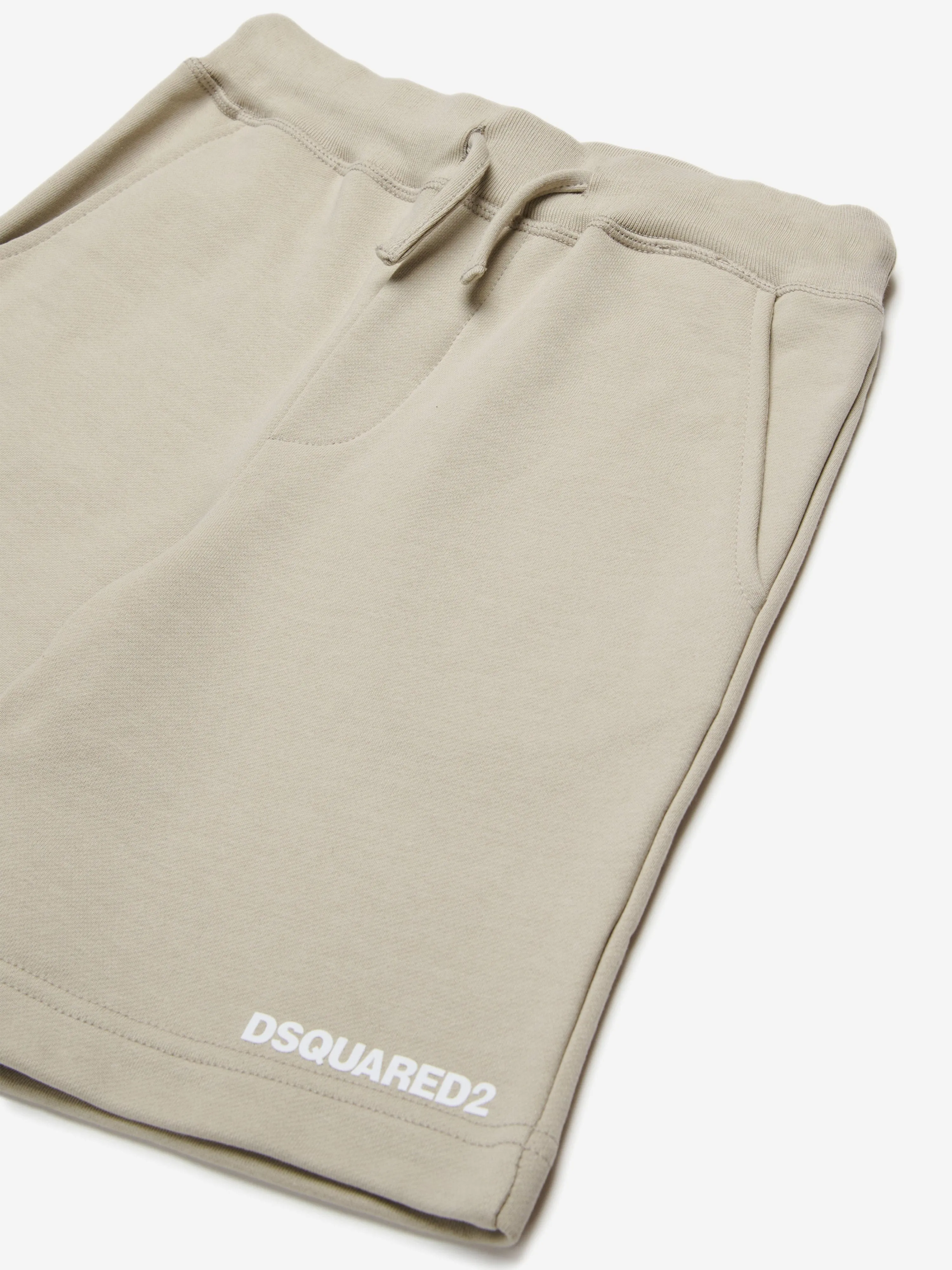 Kids Logo Shorts in Beige
