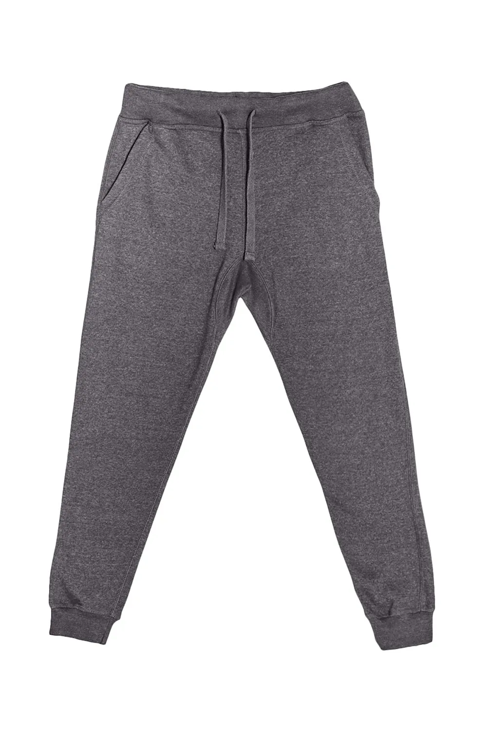 Lane Seven Mens Premium Jogger Sweatpants w/ Pockets - Heather Charcoal Grey