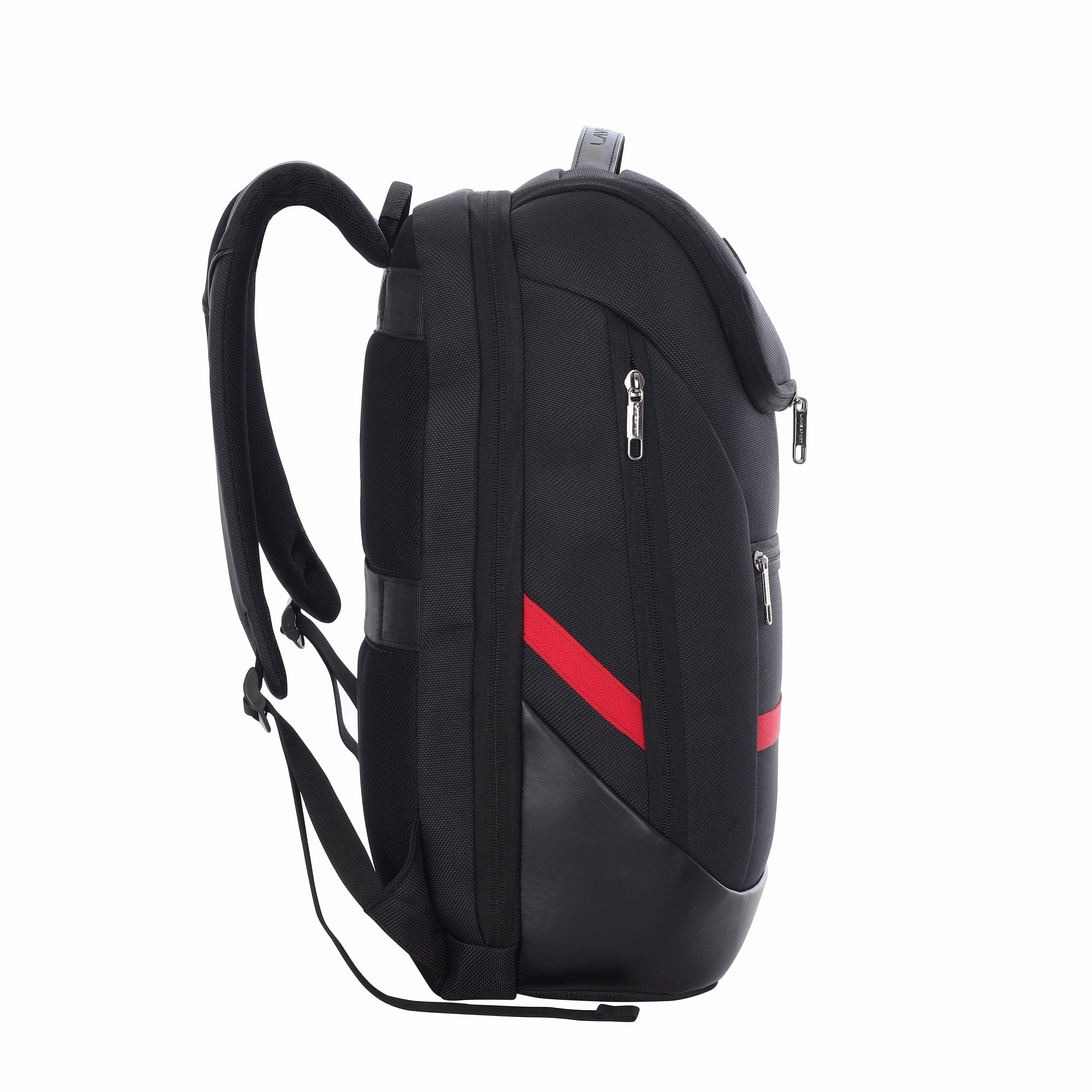 Lavie Sport Emperor 24L Anti-theft Laptop Backpack For Boys & Girls in Black and Red Colour