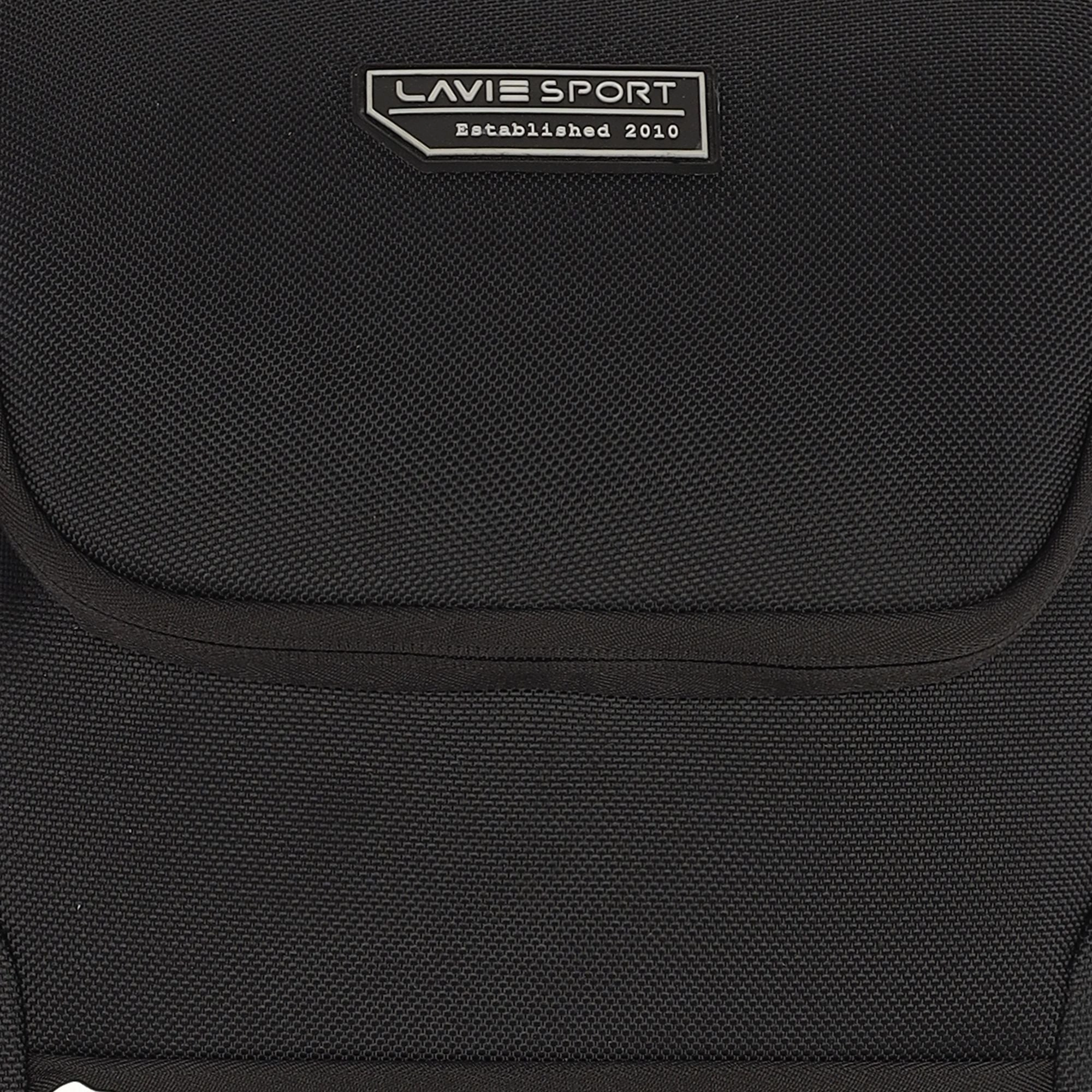 Lavie Sport Emperor 24L Anti-theft Laptop Backpack For Boys & Girls in Black and Red Colour