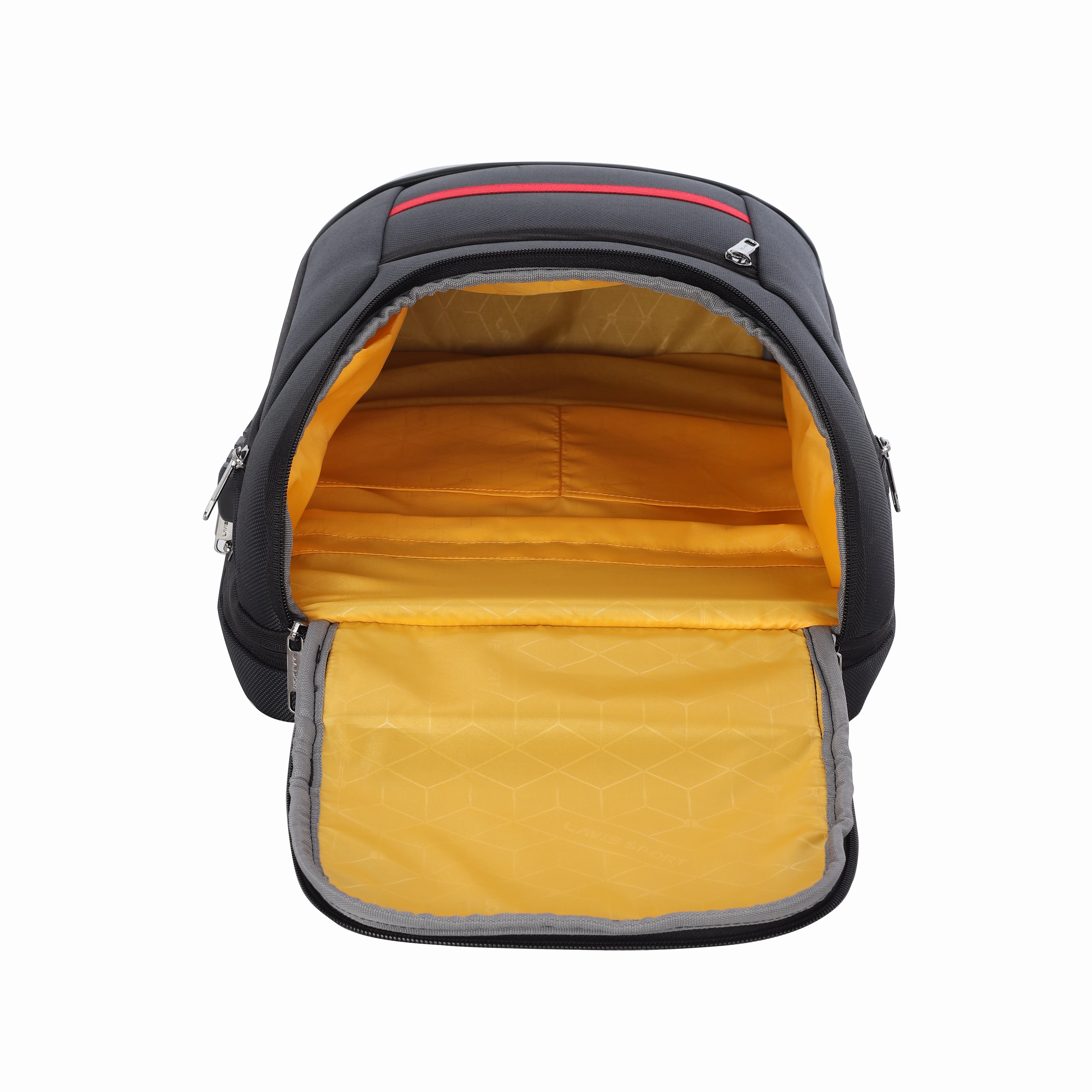 Lavie Sport Emperor 24L Anti-theft Laptop Backpack For Boys & Girls in Black and Red Colour