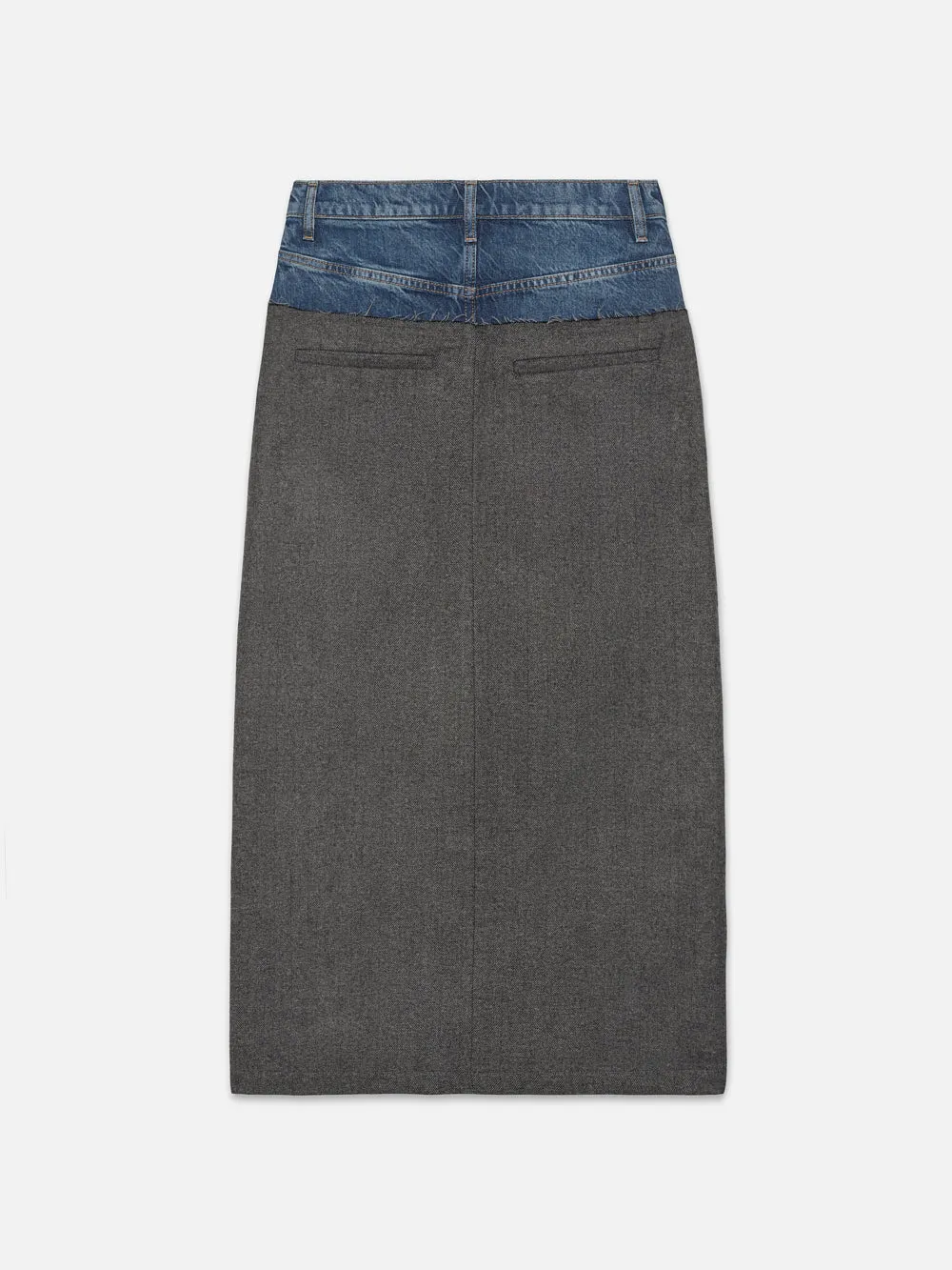 Le Mix Midaxi Skirt -- Malibu Herringbone