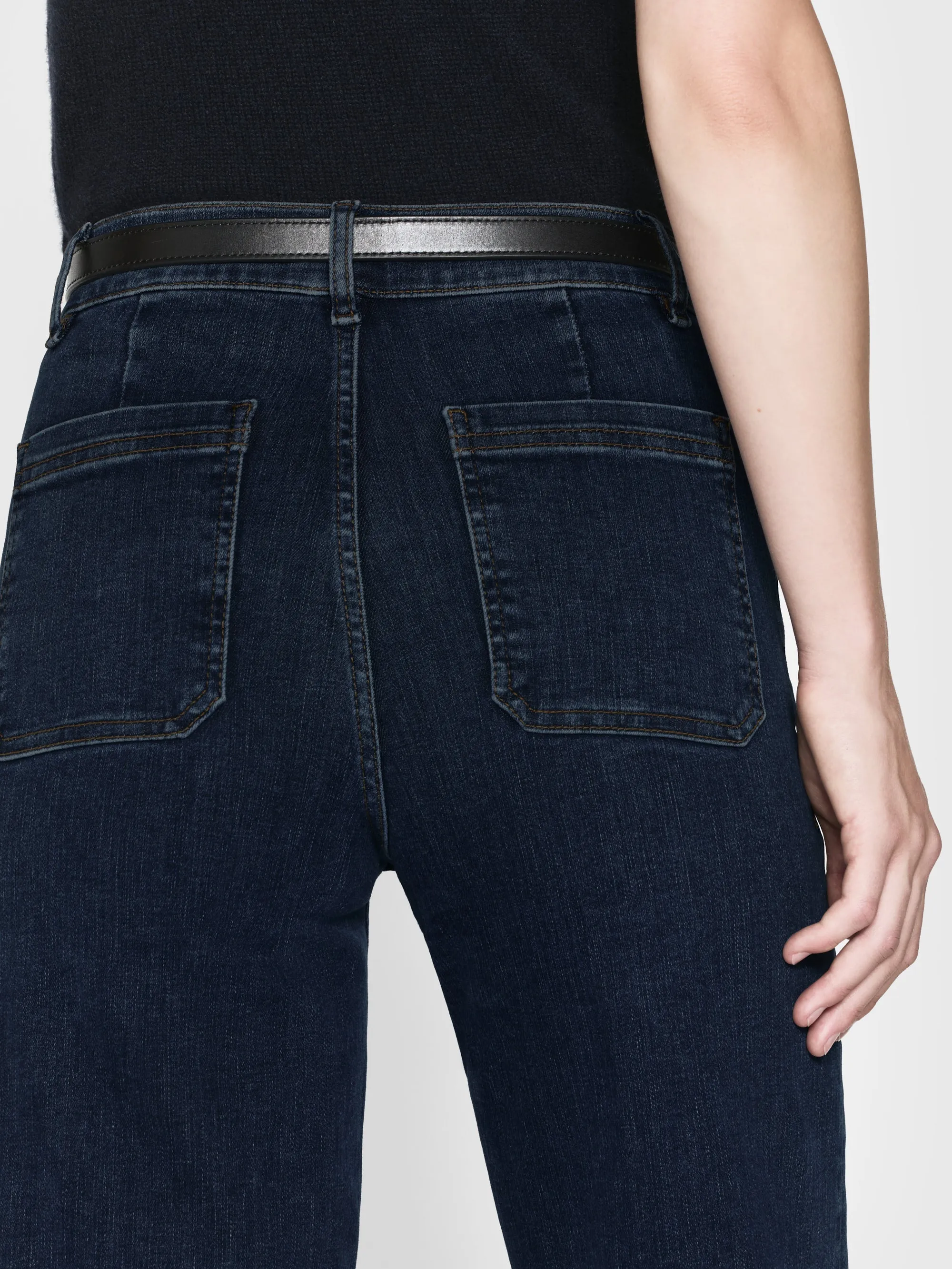 Le Slim Palazzo Bardot Pocket -- Cursive