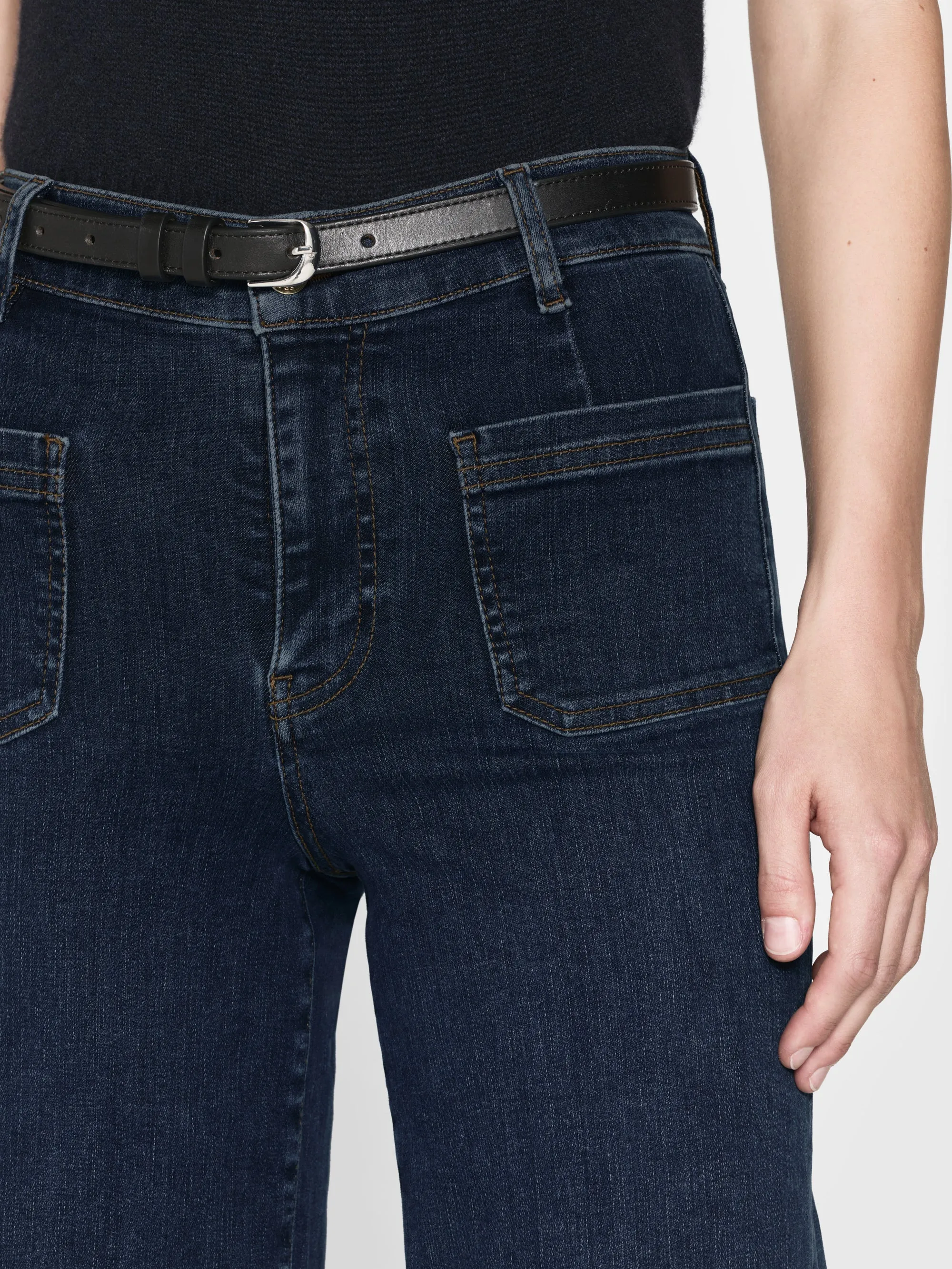 Le Slim Palazzo Bardot Pocket -- Cursive