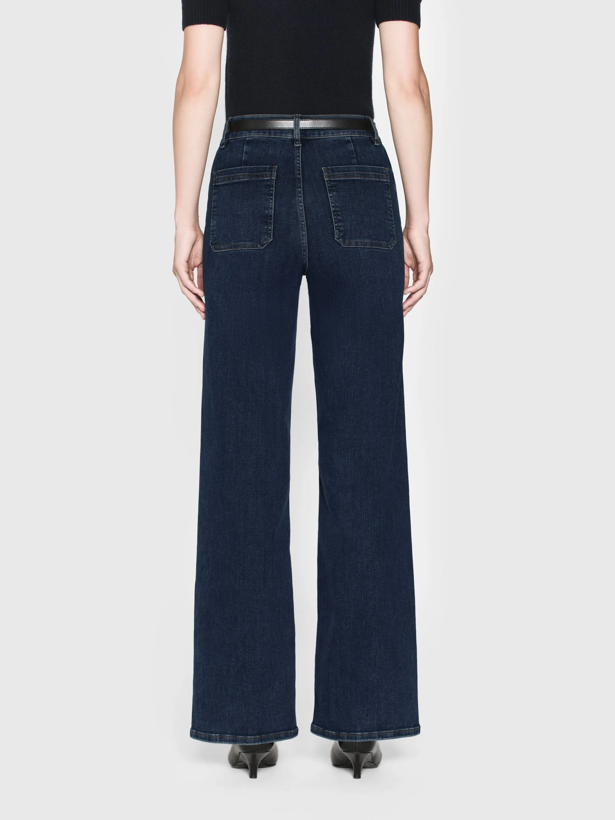 Le Slim Palazzo Bardot Pocket -- Cursive