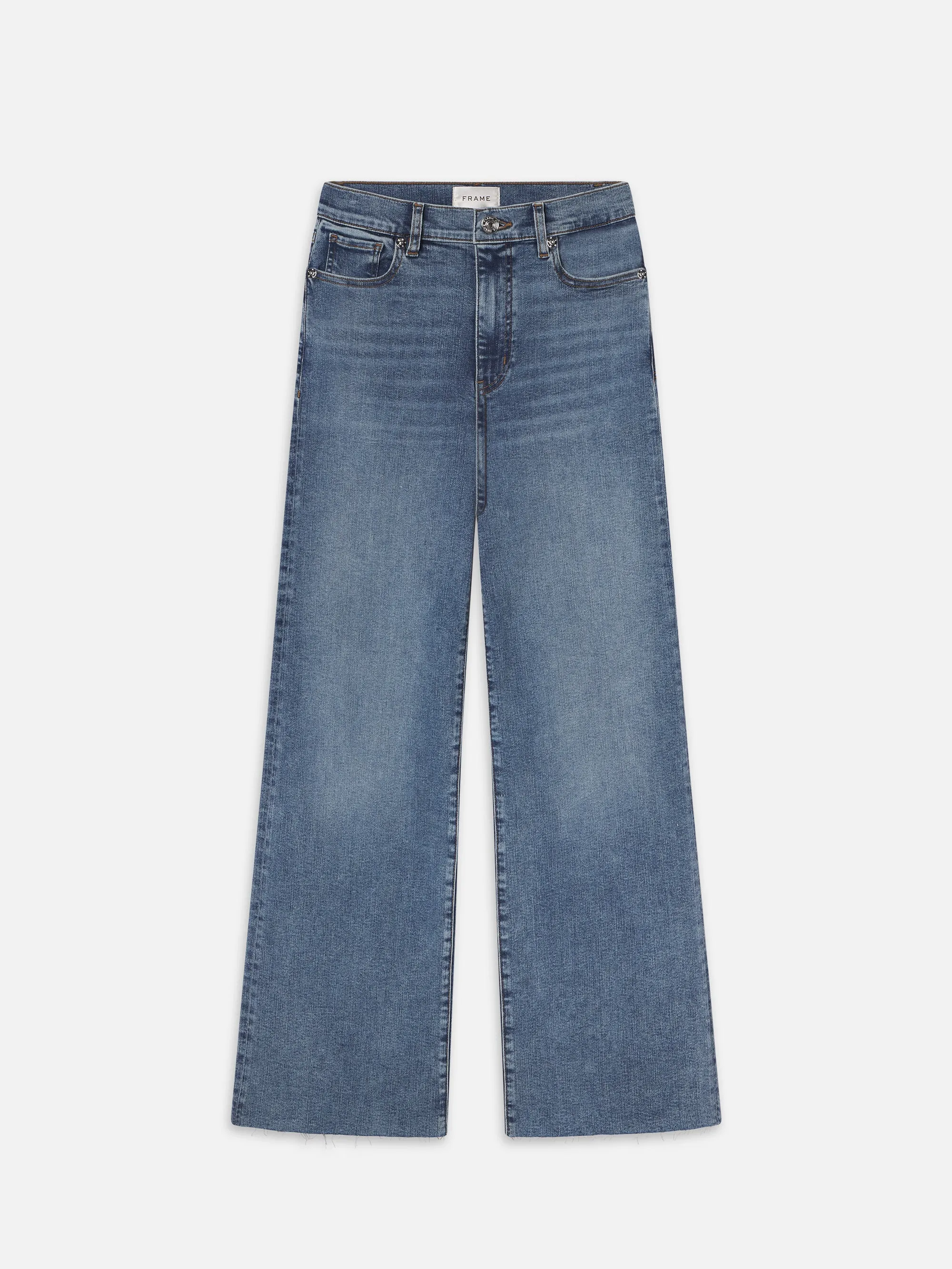 Le Slim Palazzo Raw Hem -- Rowley Raw After