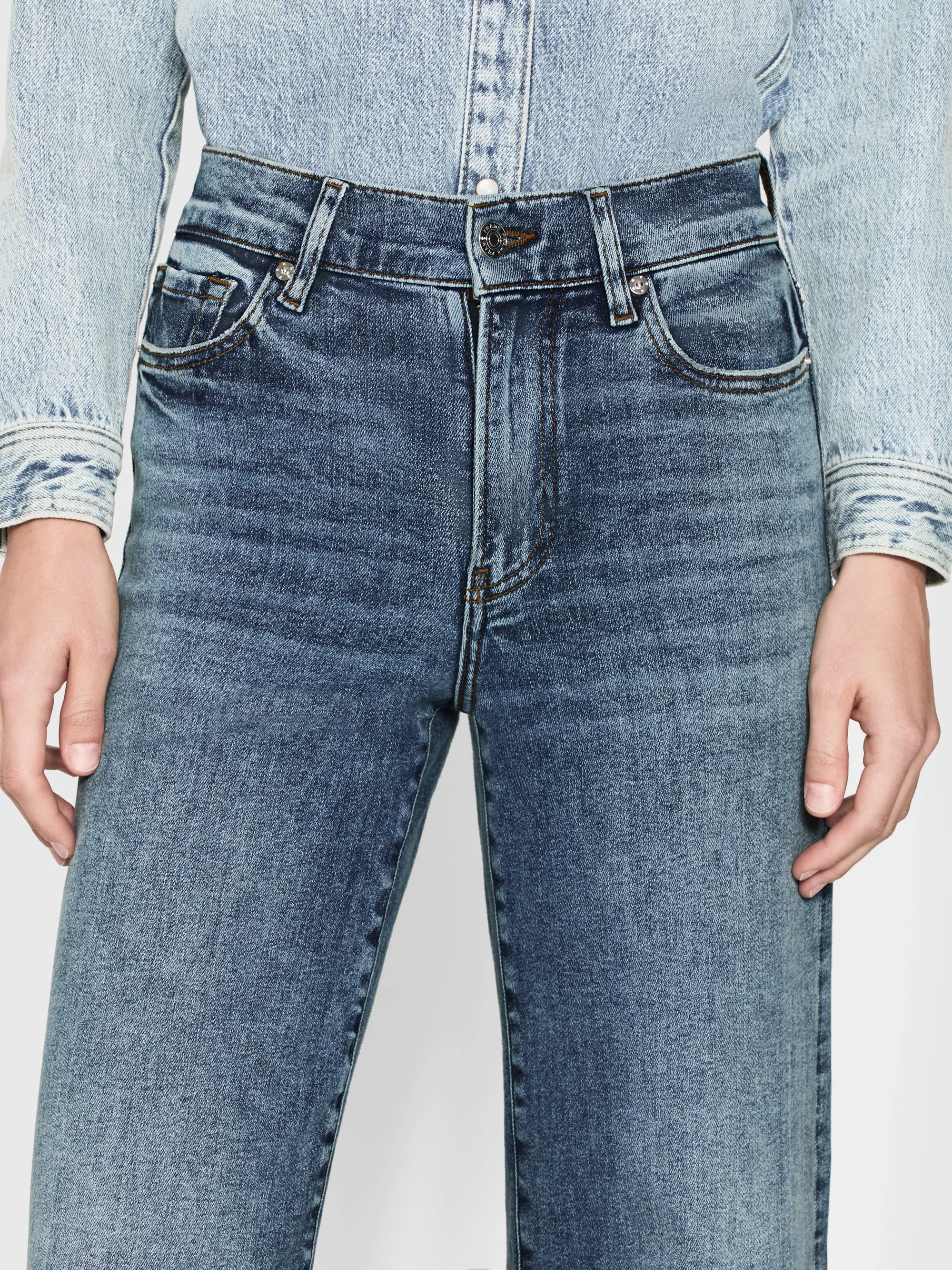 Le Slim Palazzo Raw Hem -- Rowley Raw After
