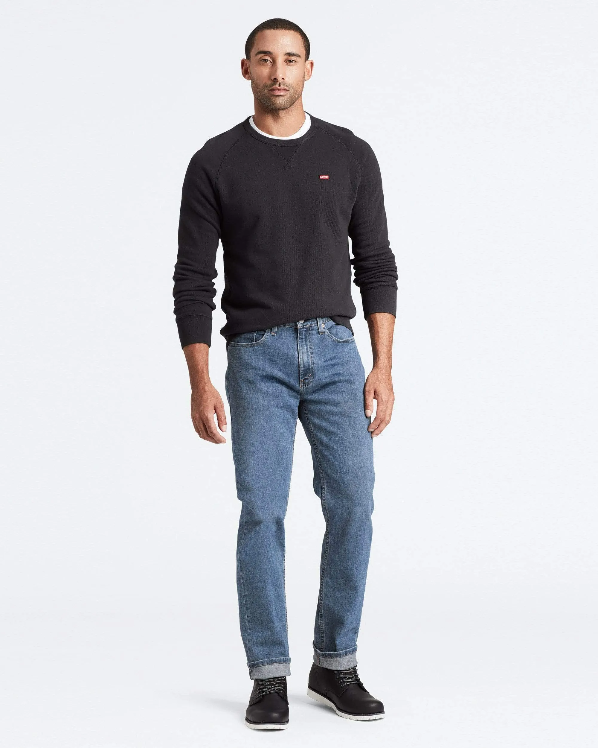 Levi's® 514 Relaxed Straight Mens Jeans - Stonewash Stretch T2