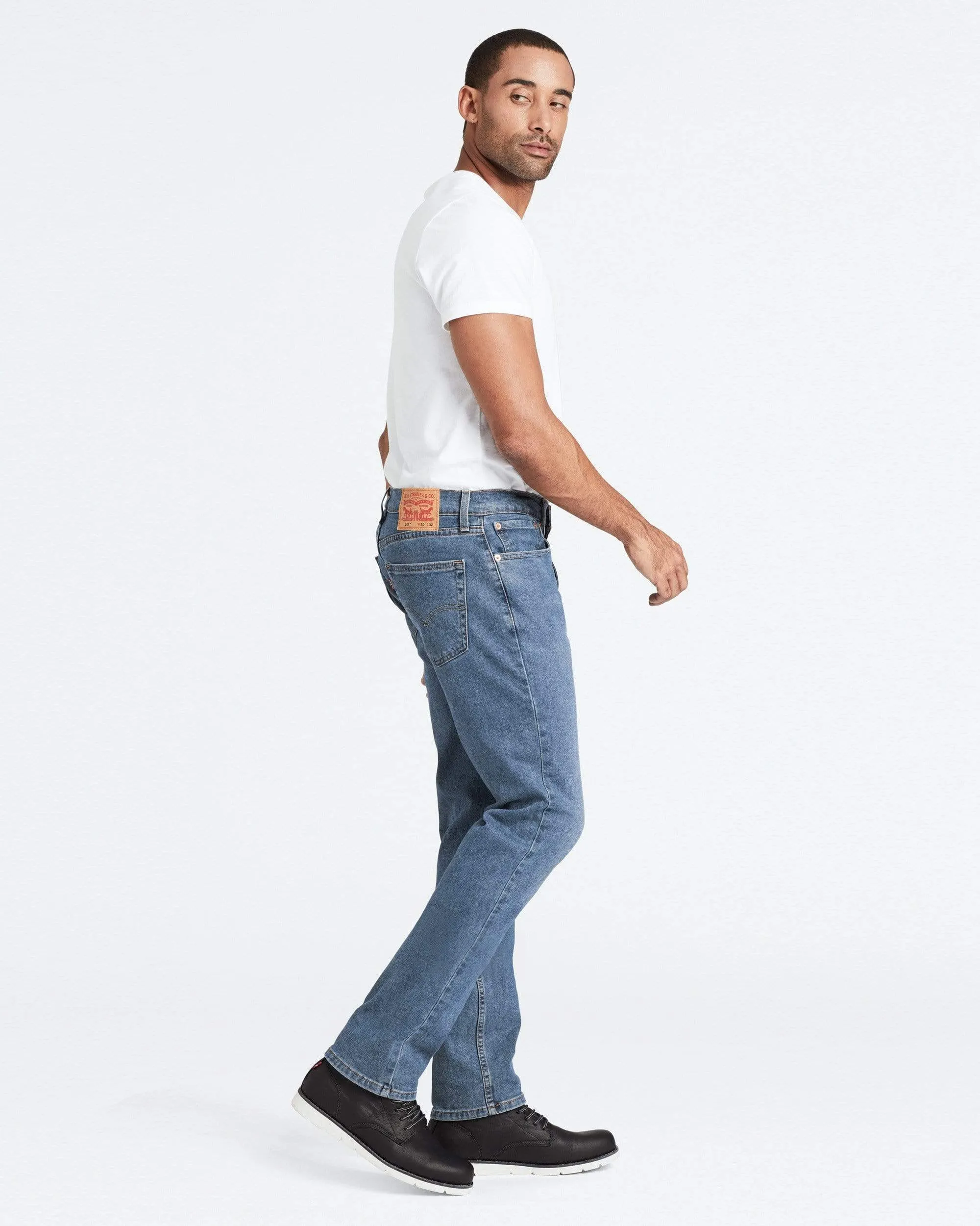 Levi's® 514 Relaxed Straight Mens Jeans - Stonewash Stretch T2