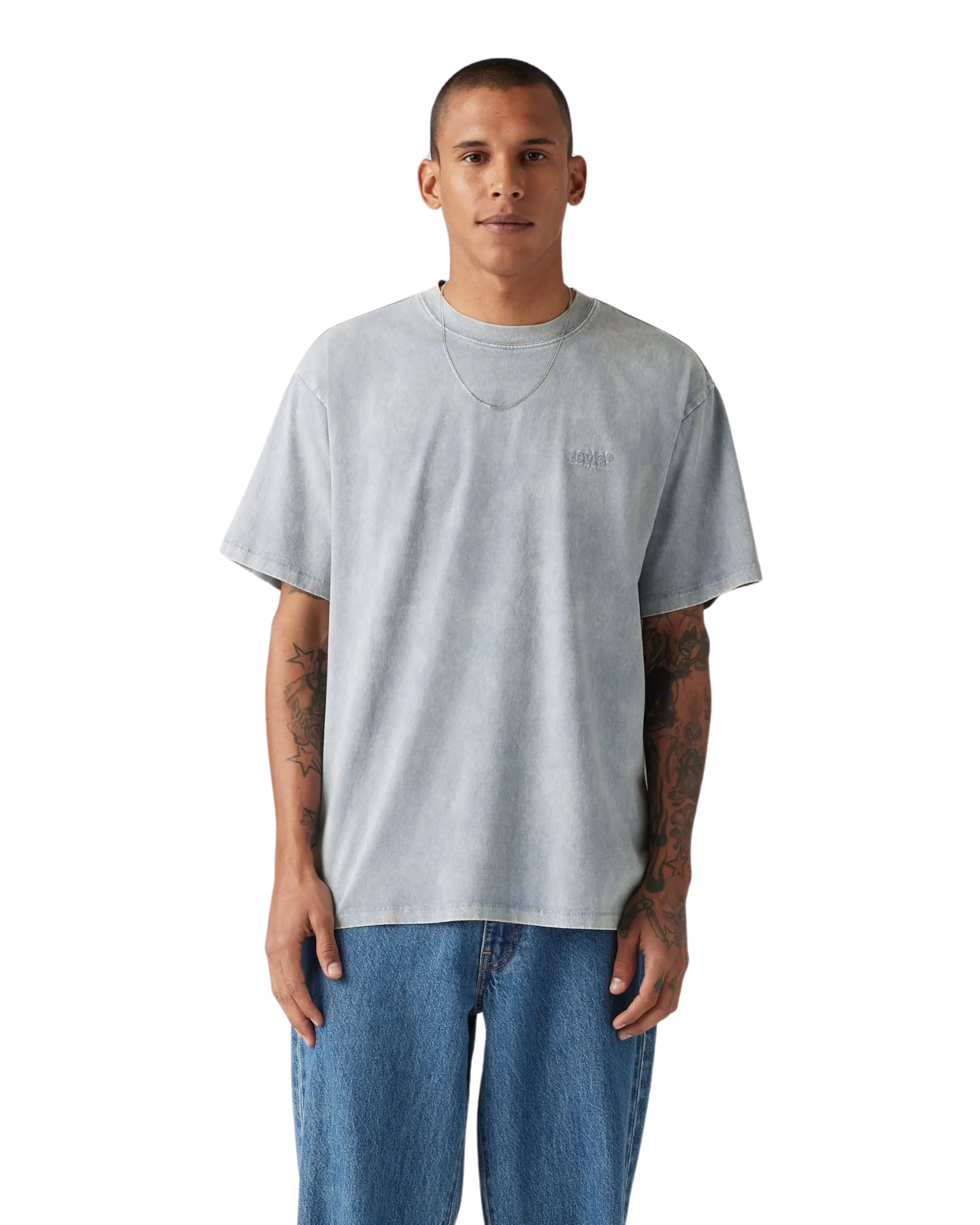 Levi's® Red Tab™ Vintage T-Shirt in Stones Throw Mineral Wash Infinity