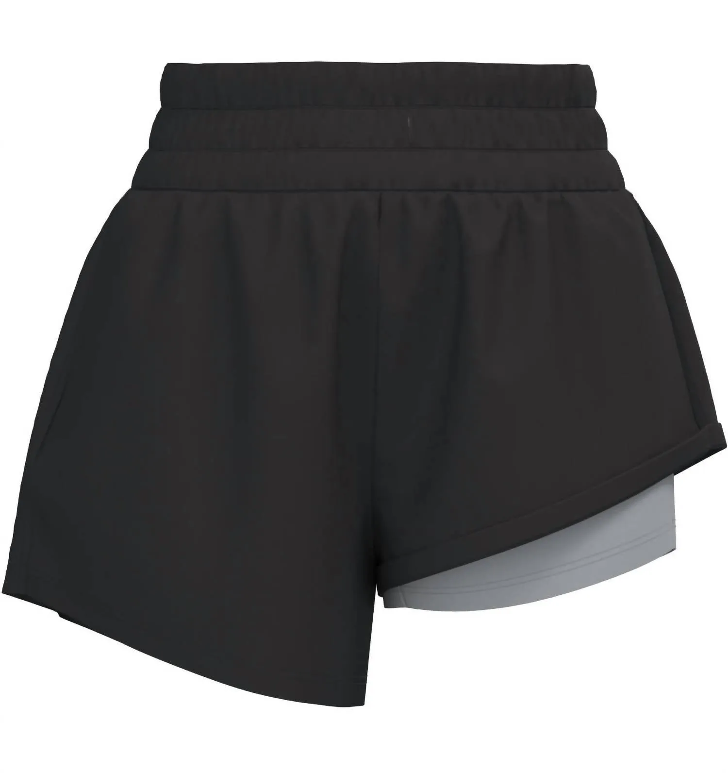 Lined Hybrid Shorts In Deep Space Black