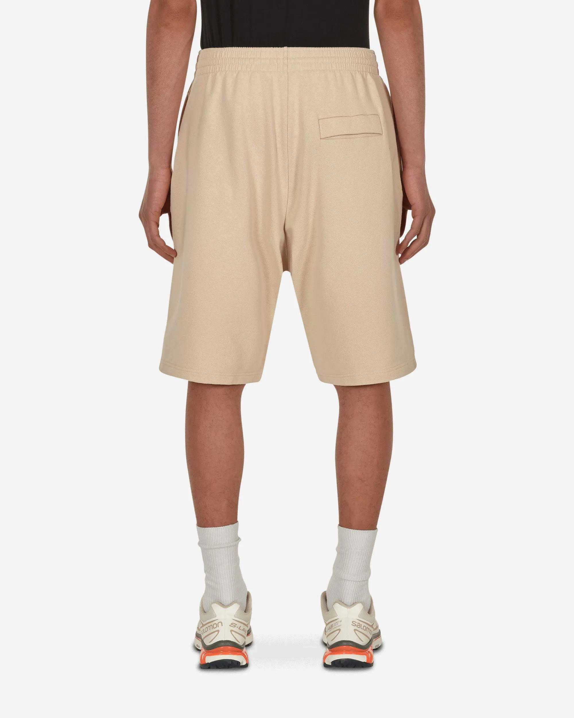 Logo Wide Leg Shorts Beige