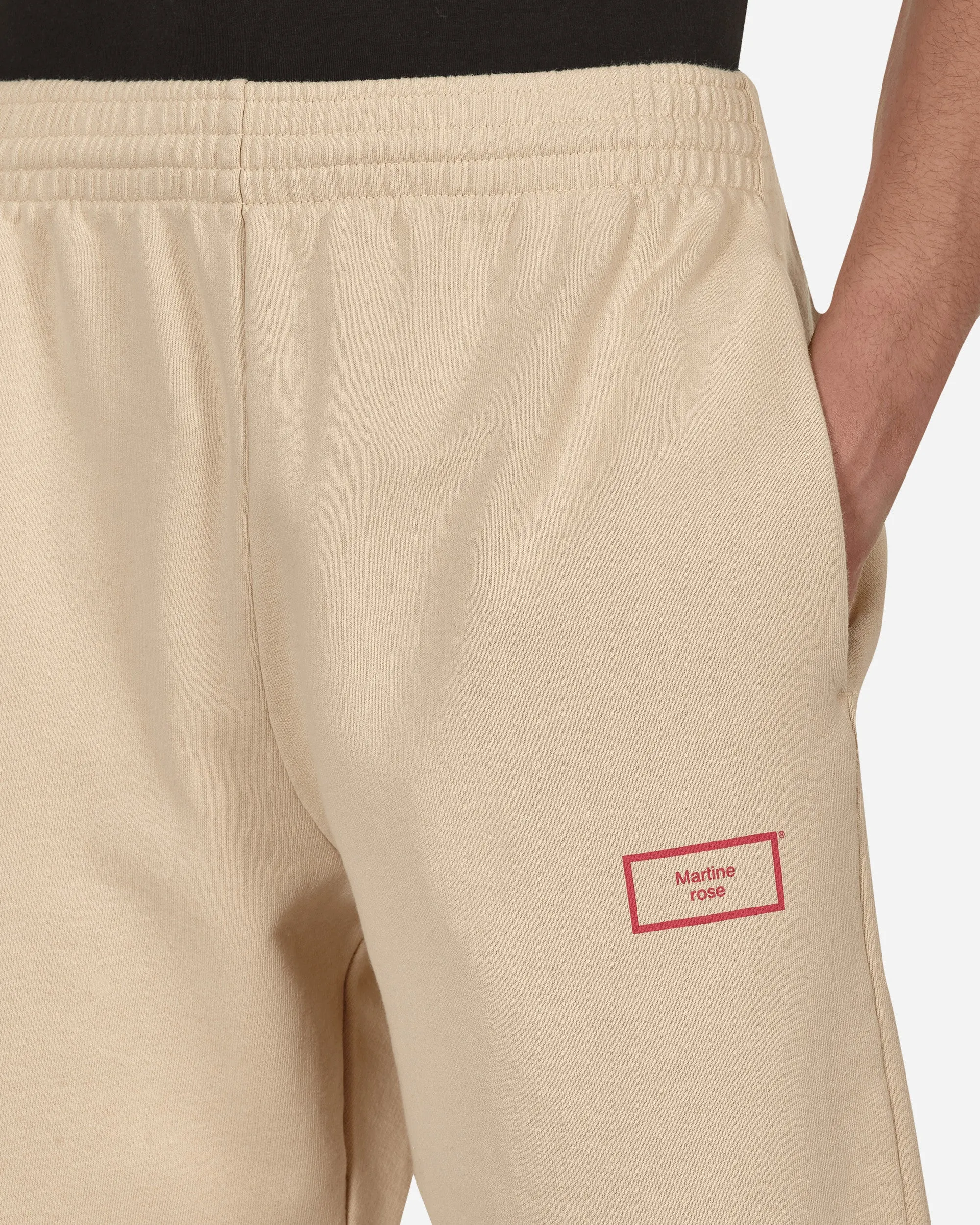 Logo Wide Leg Shorts Beige