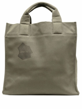 Logo-Print Canvas Tote Bag