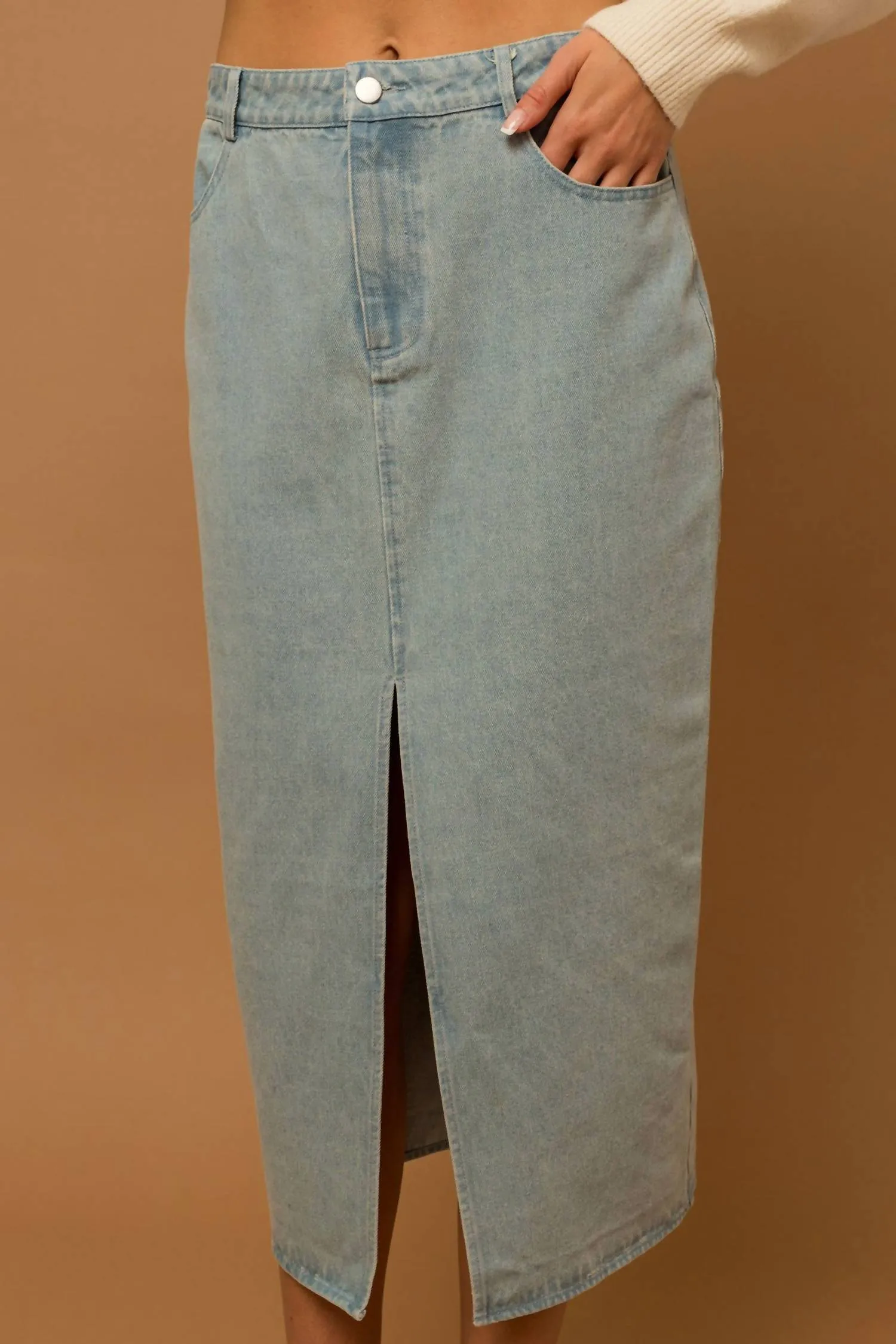 Lola Skirt In Denim