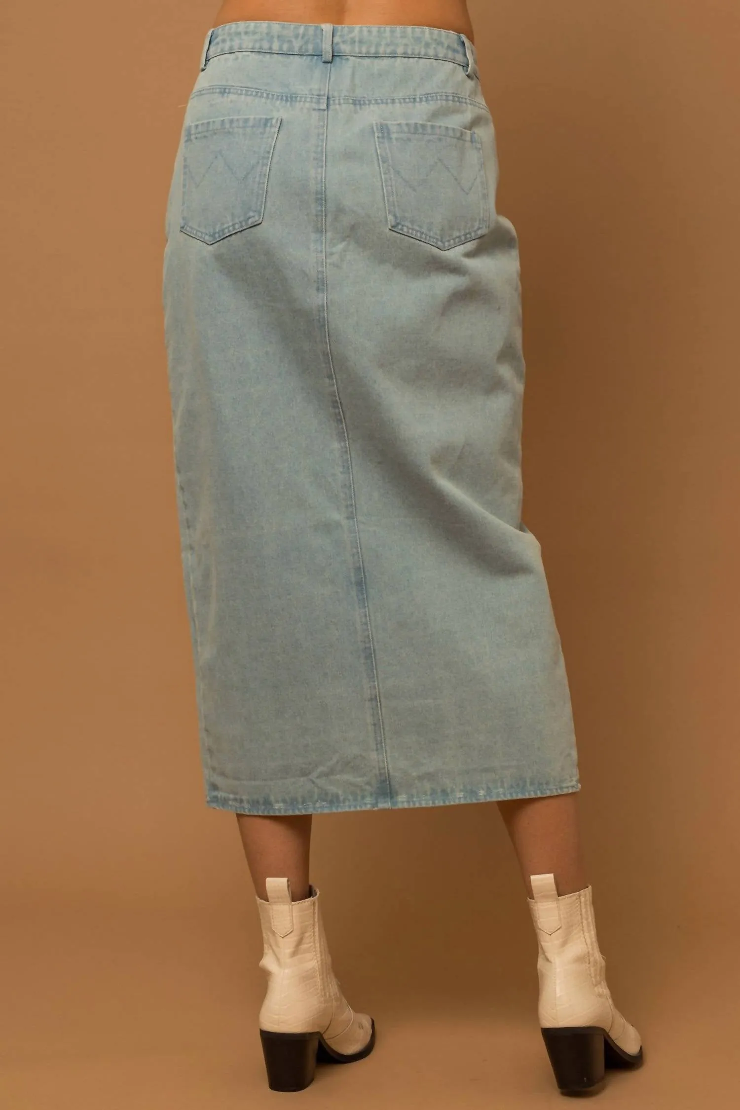 Lola Skirt In Denim