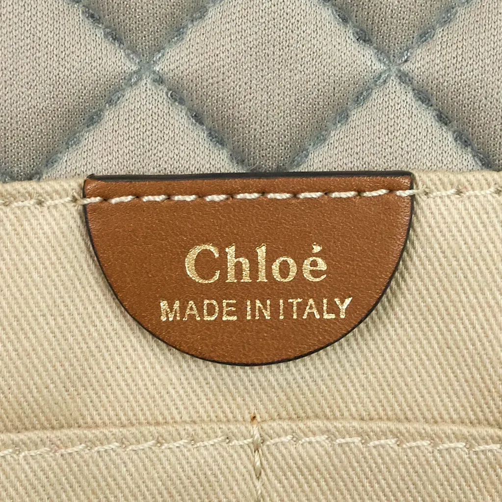 Lucy Python and Calfskin Leather Bag Bags_Chloé