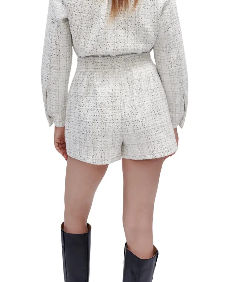 Maje Wool-Blend Short