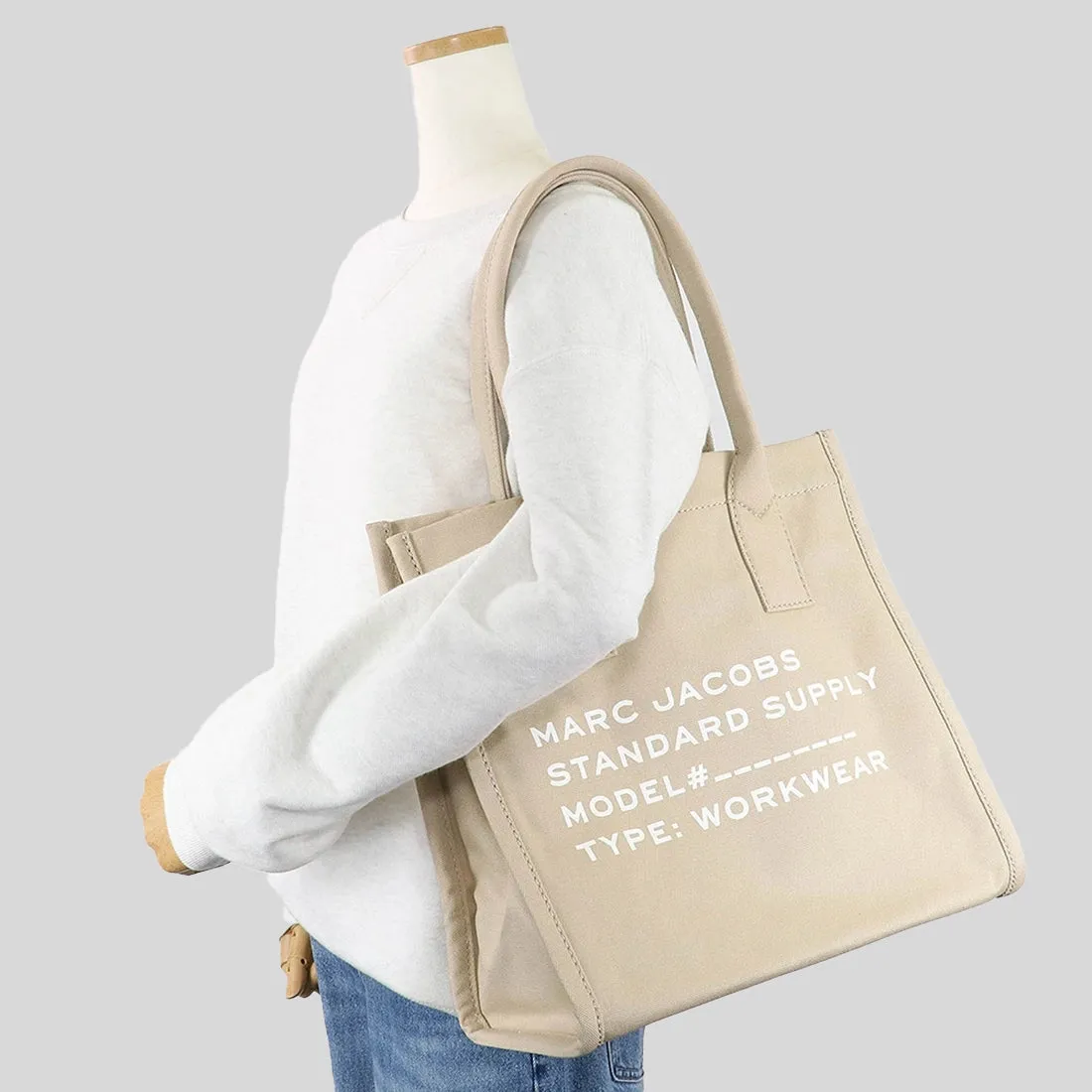 Marc Jacobs Bags MARC JACOBS Canvas Standard Supply Large Tote Beige 4S4HTT001H02
