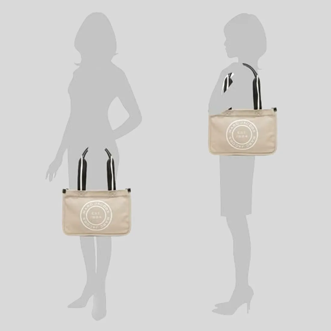 Marc Jacobs Bags MARC JACOBS Signet Canvas Tote Beige H050M06FA21