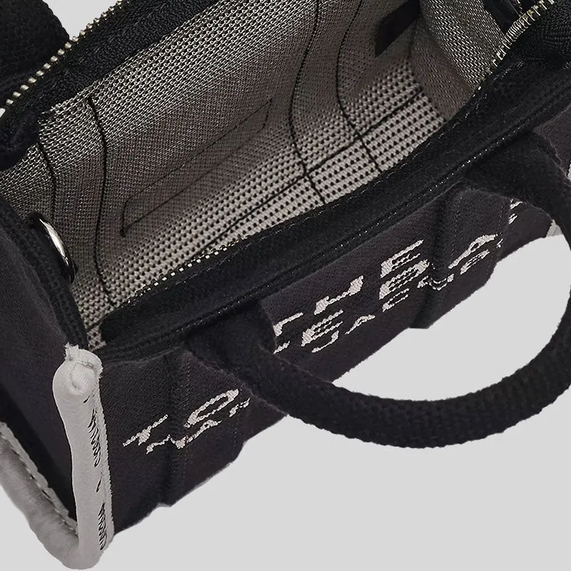 Marc Jacobs Bags MARC JACOBS The Jacquard Mini Tote Bag Black 2R3HCR027H01