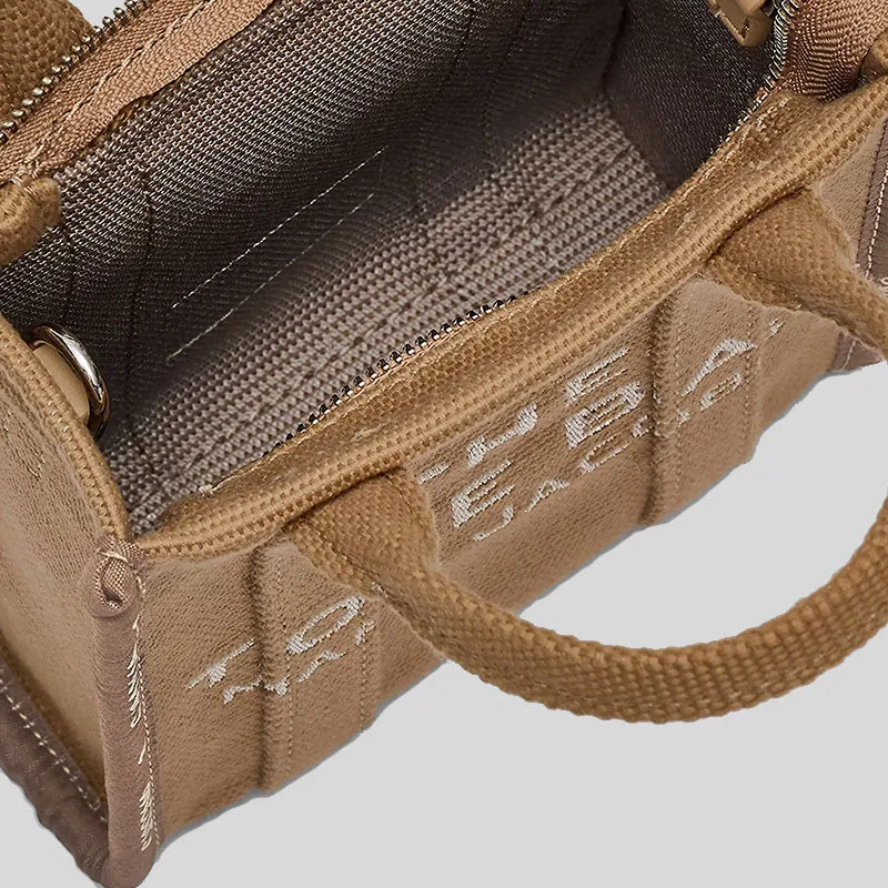 Marc Jacobs Bags MARC JACOBS The Jacquard Mini Tote Bag Camel 2R3HCR027H01
