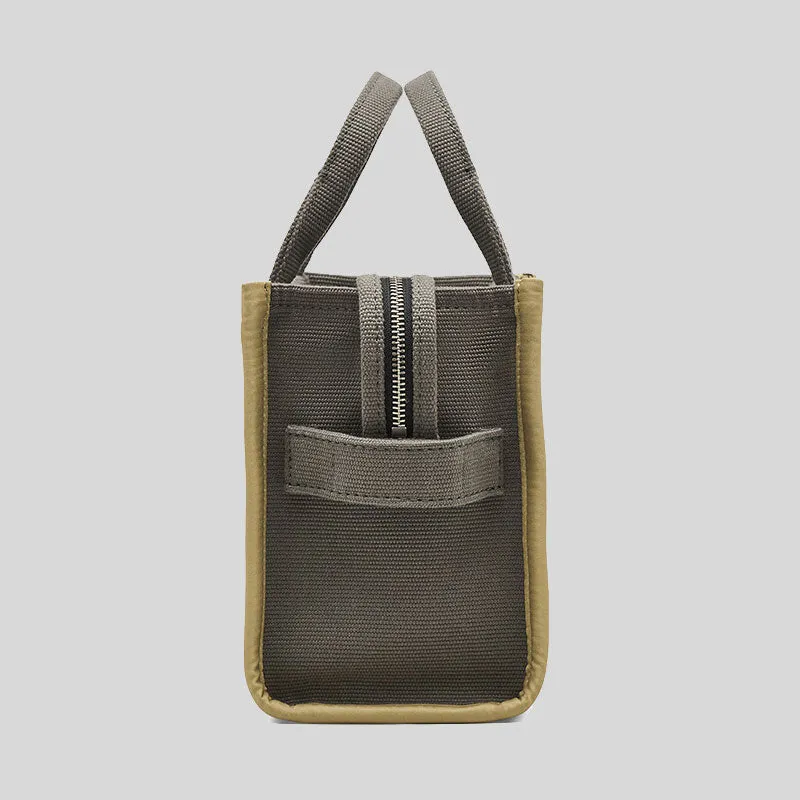 Marc Jacobs Bags MARC JACOBS The Jacquard Small Tote Bag Bronze Green M0017025