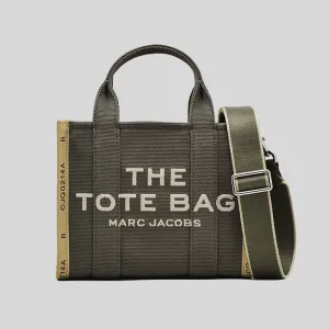 Marc Jacobs Bags MARC JACOBS The Jacquard Small Tote Bag Bronze Green M0017025