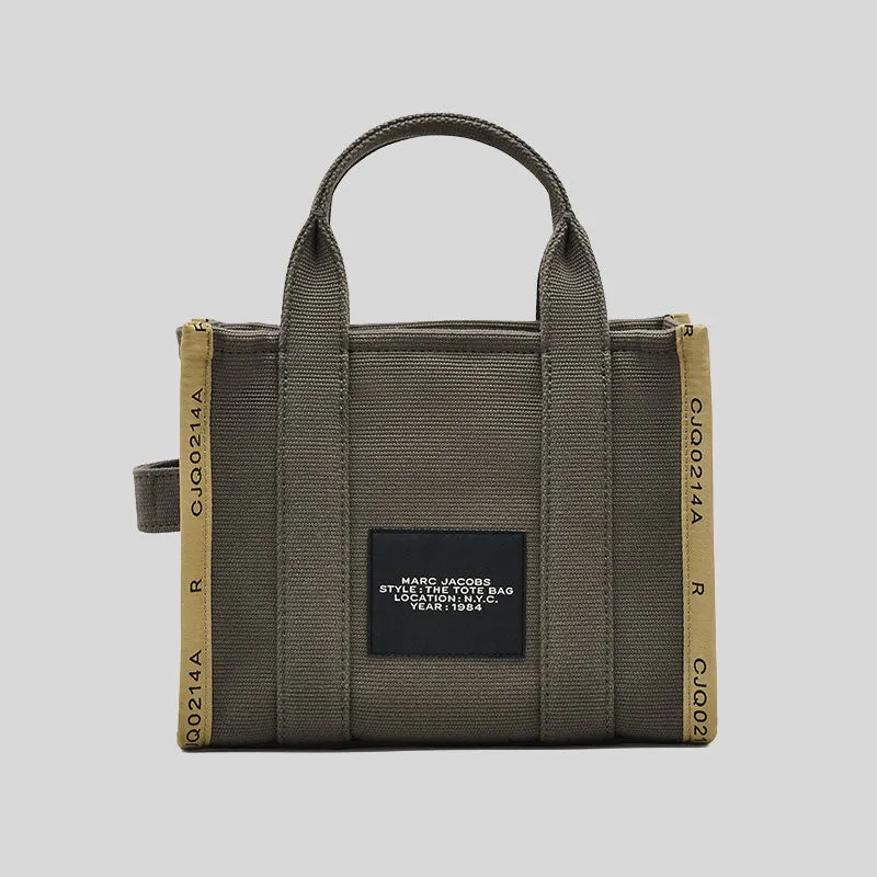 Marc Jacobs Bags MARC JACOBS The Jacquard Small Tote Bag Bronze Green M0017025