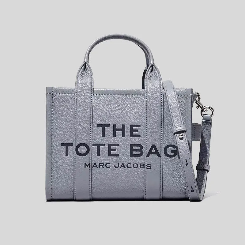 Marc Jacobs Bags MARC JACOBS The Leather Small Tote Bag Traveler Tote Wolf Grey H009L01SP21