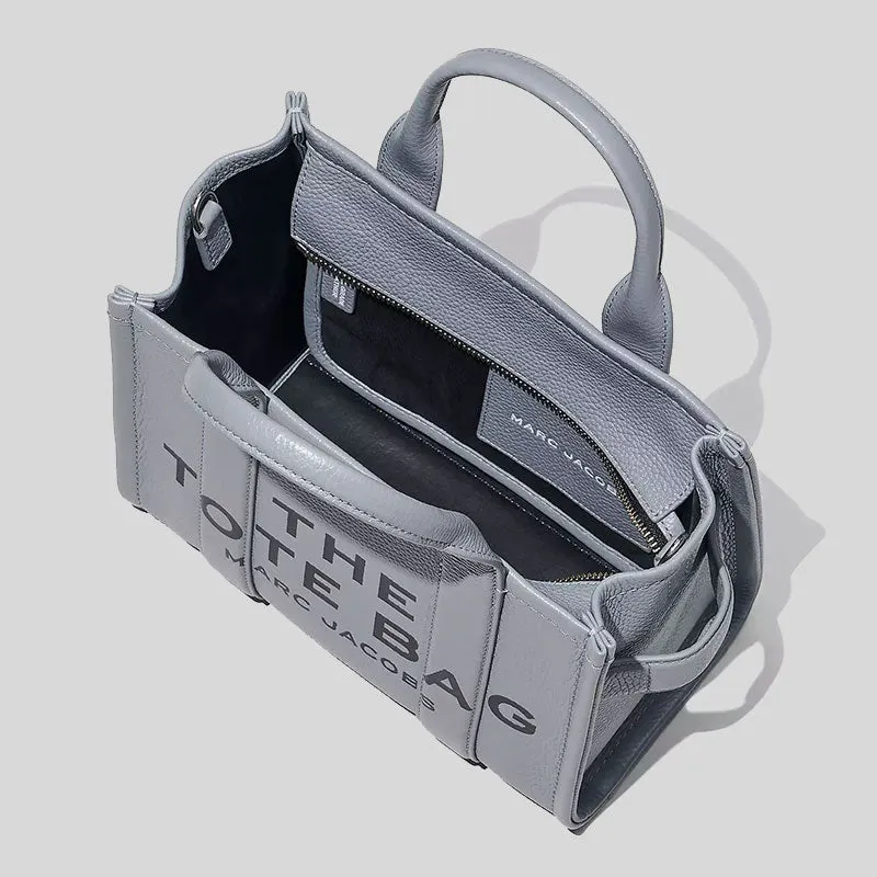 Marc Jacobs Bags MARC JACOBS The Leather Small Tote Bag Traveler Tote Wolf Grey H009L01SP21
