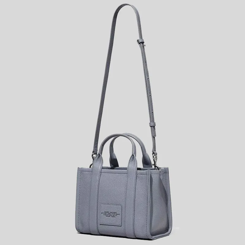 Marc Jacobs Bags MARC JACOBS The Leather Small Tote Bag Traveler Tote Wolf Grey H009L01SP21