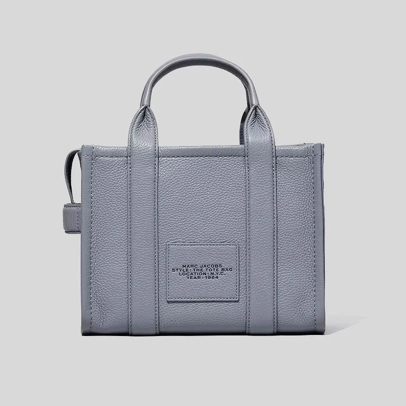 Marc Jacobs Bags MARC JACOBS The Leather Small Tote Bag Traveler Tote Wolf Grey H009L01SP21