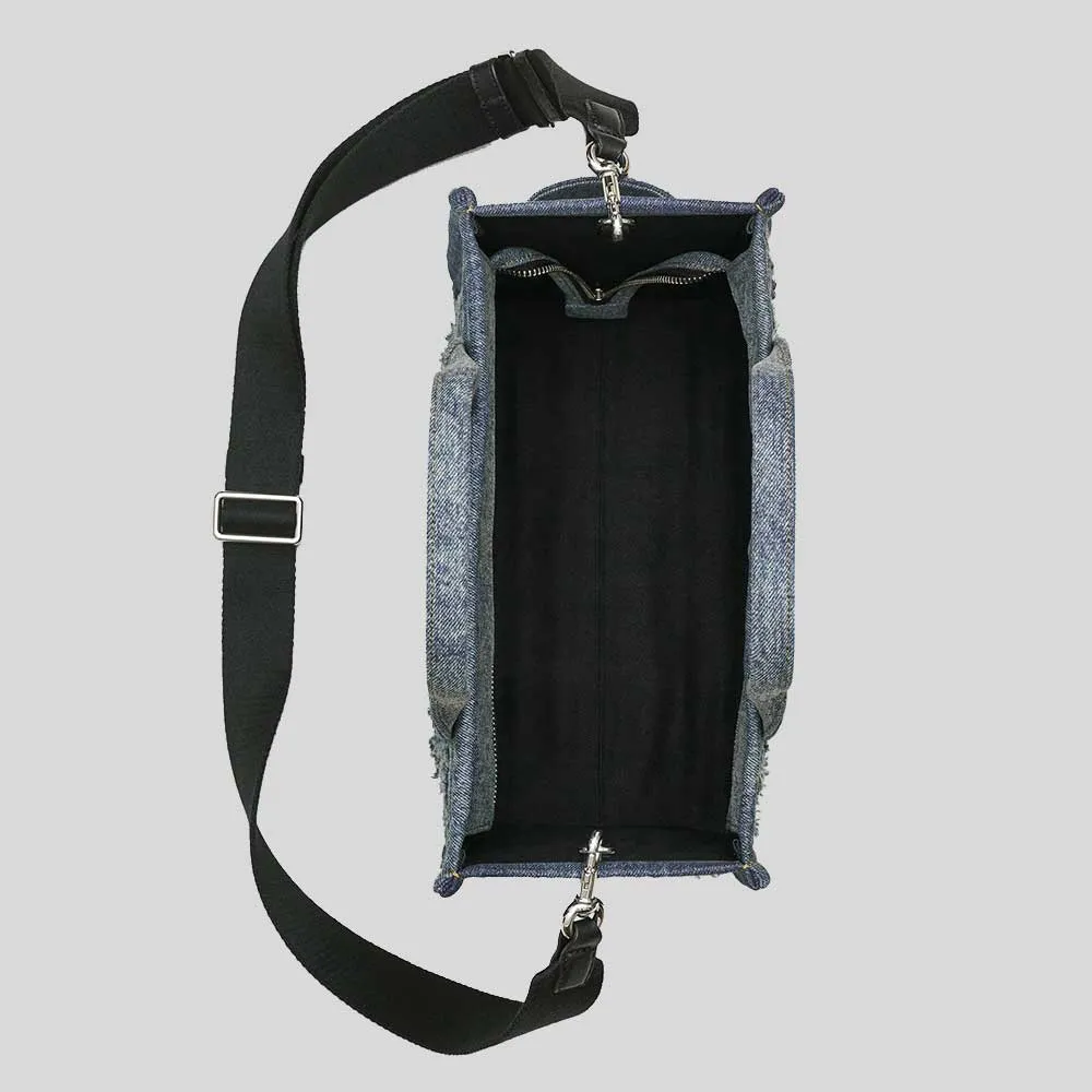 Marc Jacobs Bags MARC JACOBS The Rip And Repair Denim Medium Tote Bag Punk Indigo 2F4HTT002H05