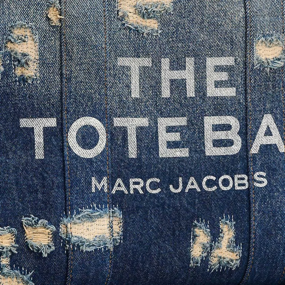 Marc Jacobs Bags MARC JACOBS The Rip And Repair Denim Medium Tote Bag Punk Indigo 2F4HTT002H05