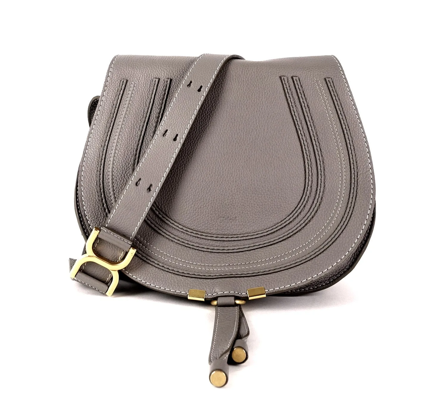 Marcie Calfskin Leather Medium Crossbody Bag Bags_Chloé
