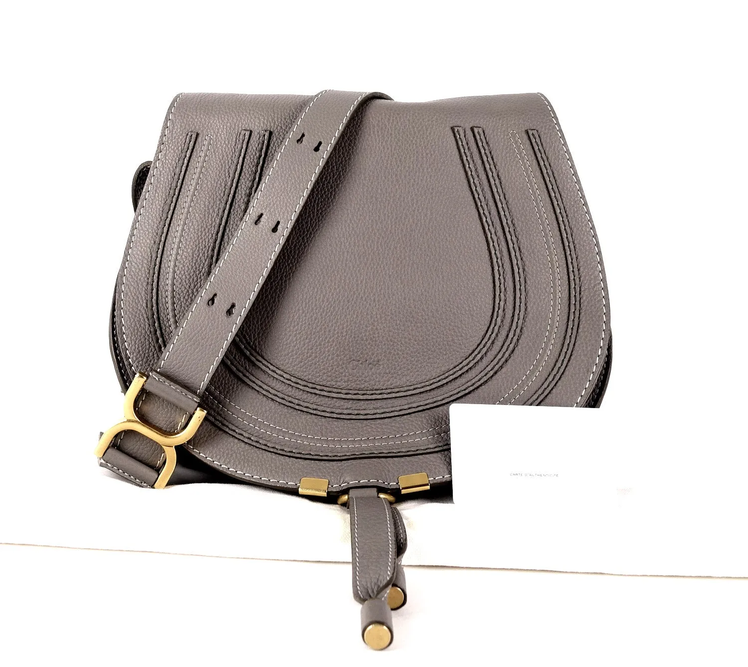 Marcie Calfskin Leather Medium Crossbody Bag Bags_Chloé