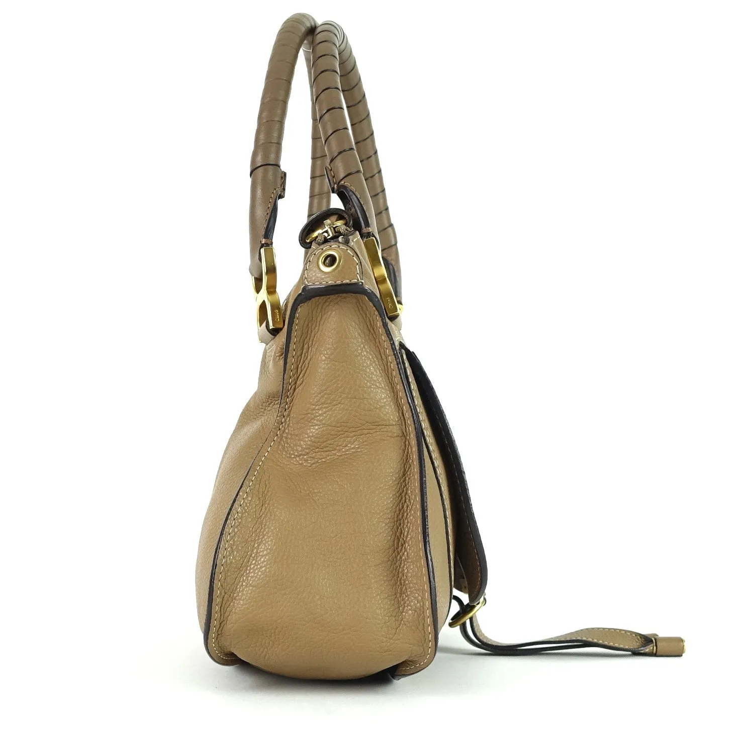 Marcie Calfskin Leather Medium Handbag Bags_Chloé