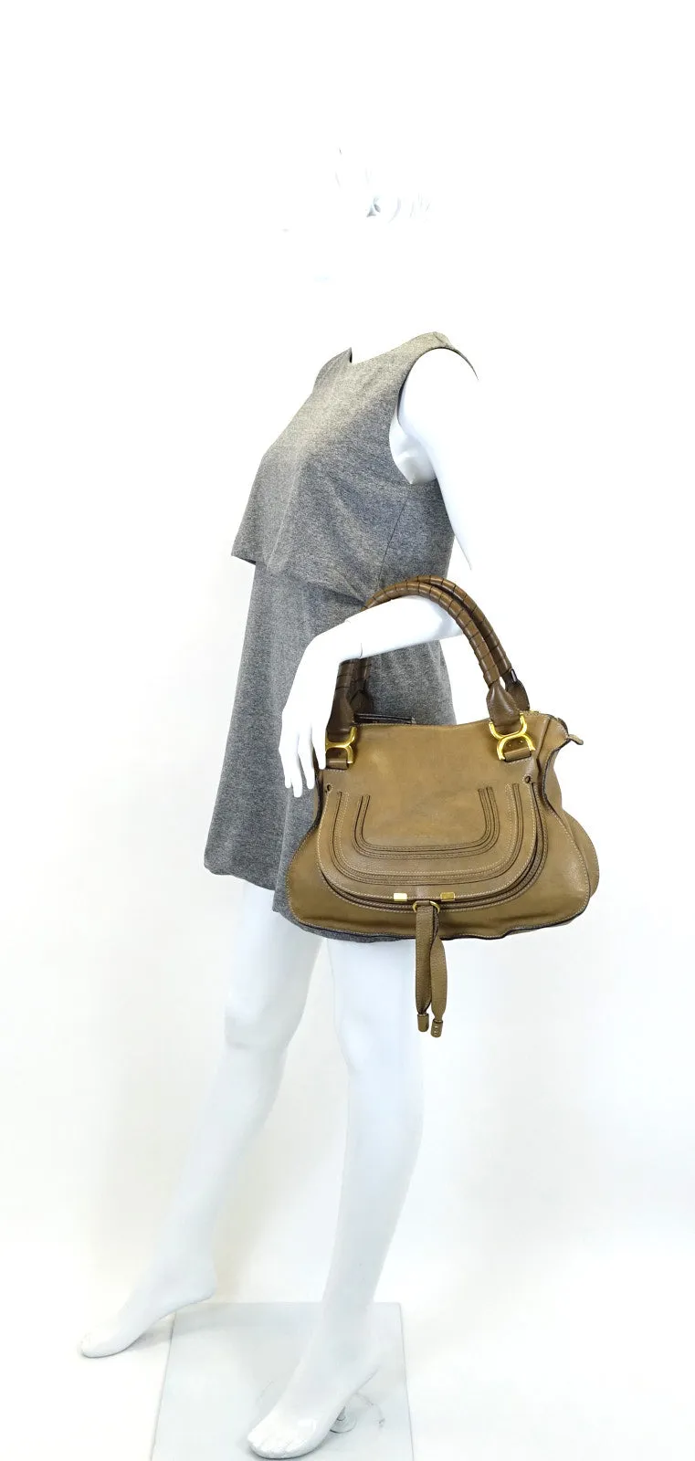 Marcie Calfskin Leather Medium Shoulder Bag Bags_Chloé
