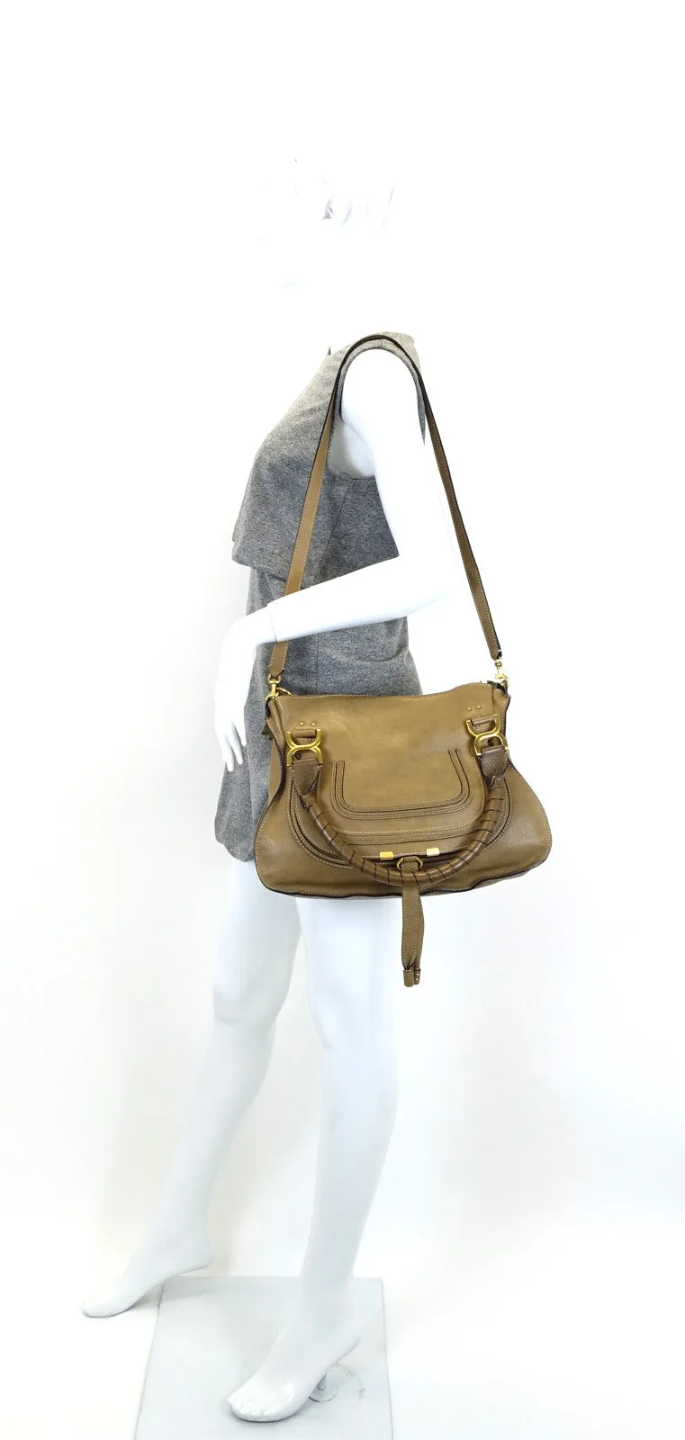Marcie Calfskin Leather Medium Shoulder Bag Bags_Chloé