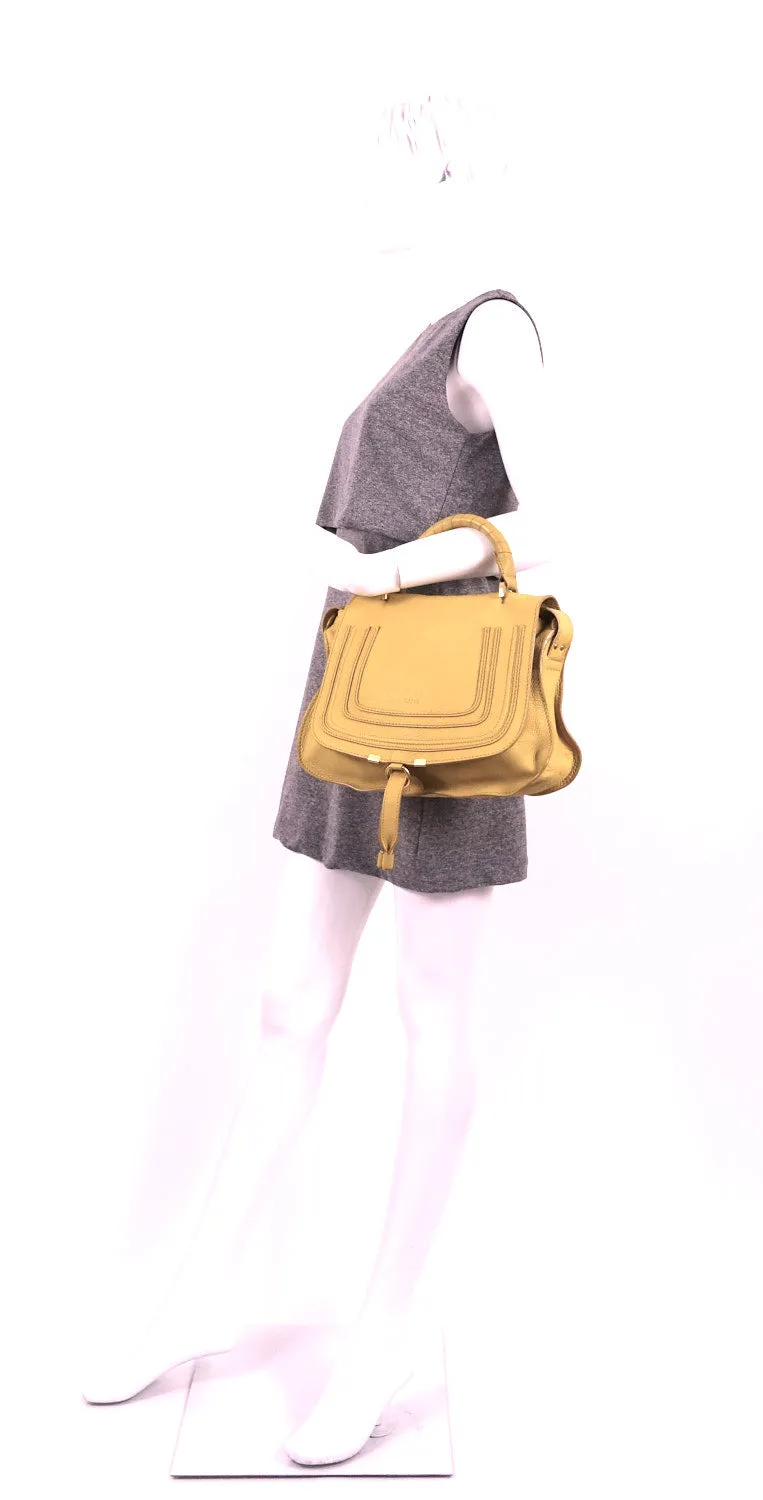 Marcie Top Handle Calfskin Leather Medium Bag Bags_Chloé