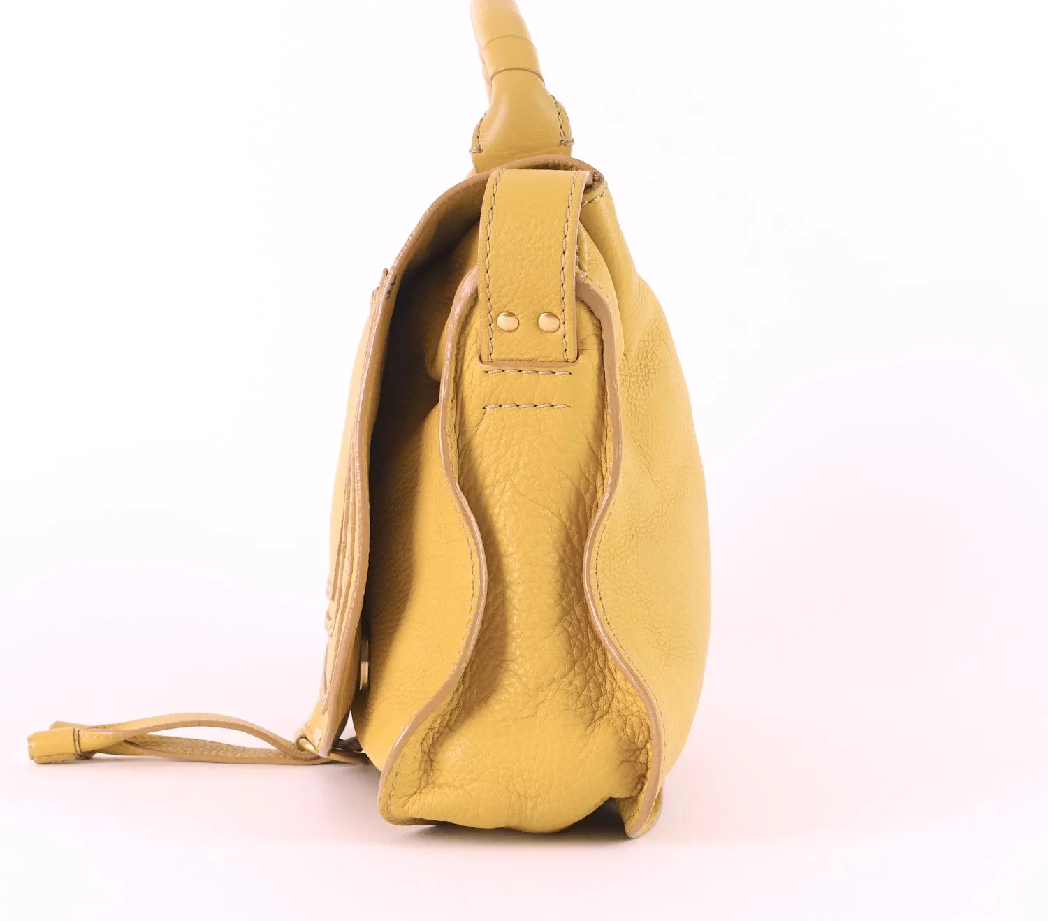 Marcie Top Handle Calfskin Leather Medium Bag Bags_Chloé